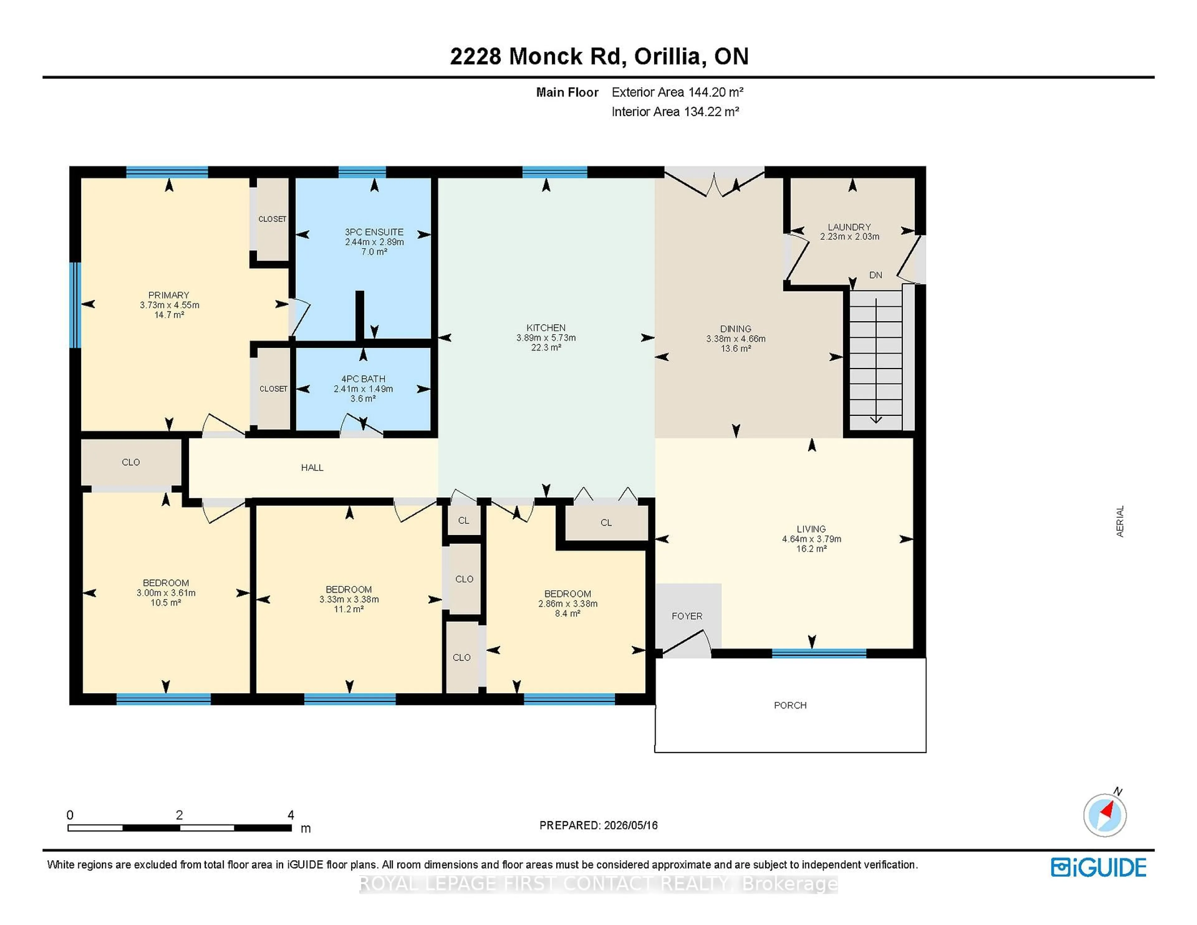 Floor plan for 2228 Monck Rd, Ramara Ontario L3V 6H5