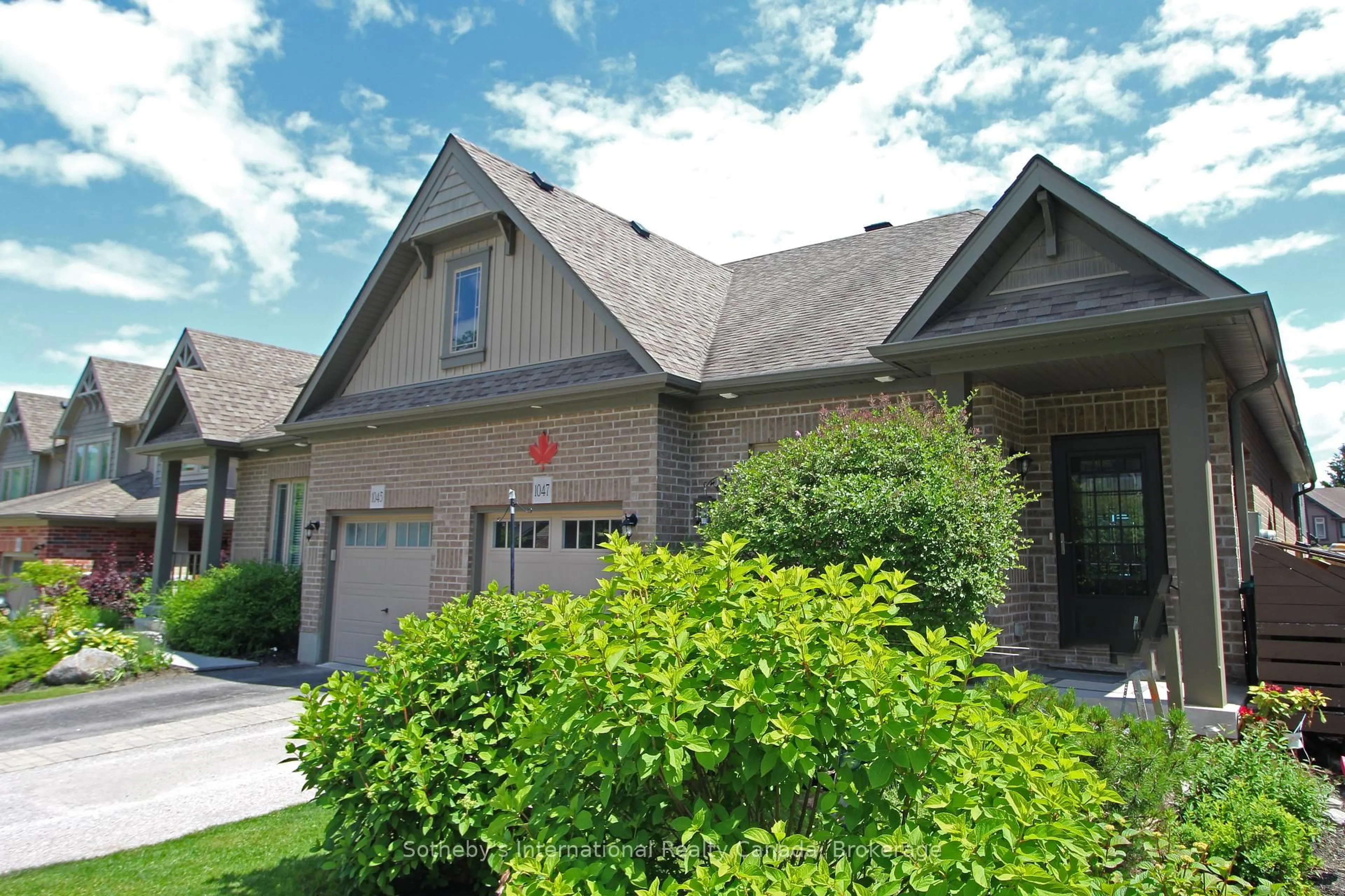 Home with brick exterior material, street for 1047 Cook Dr, Midland Ontario L4R 0E4
