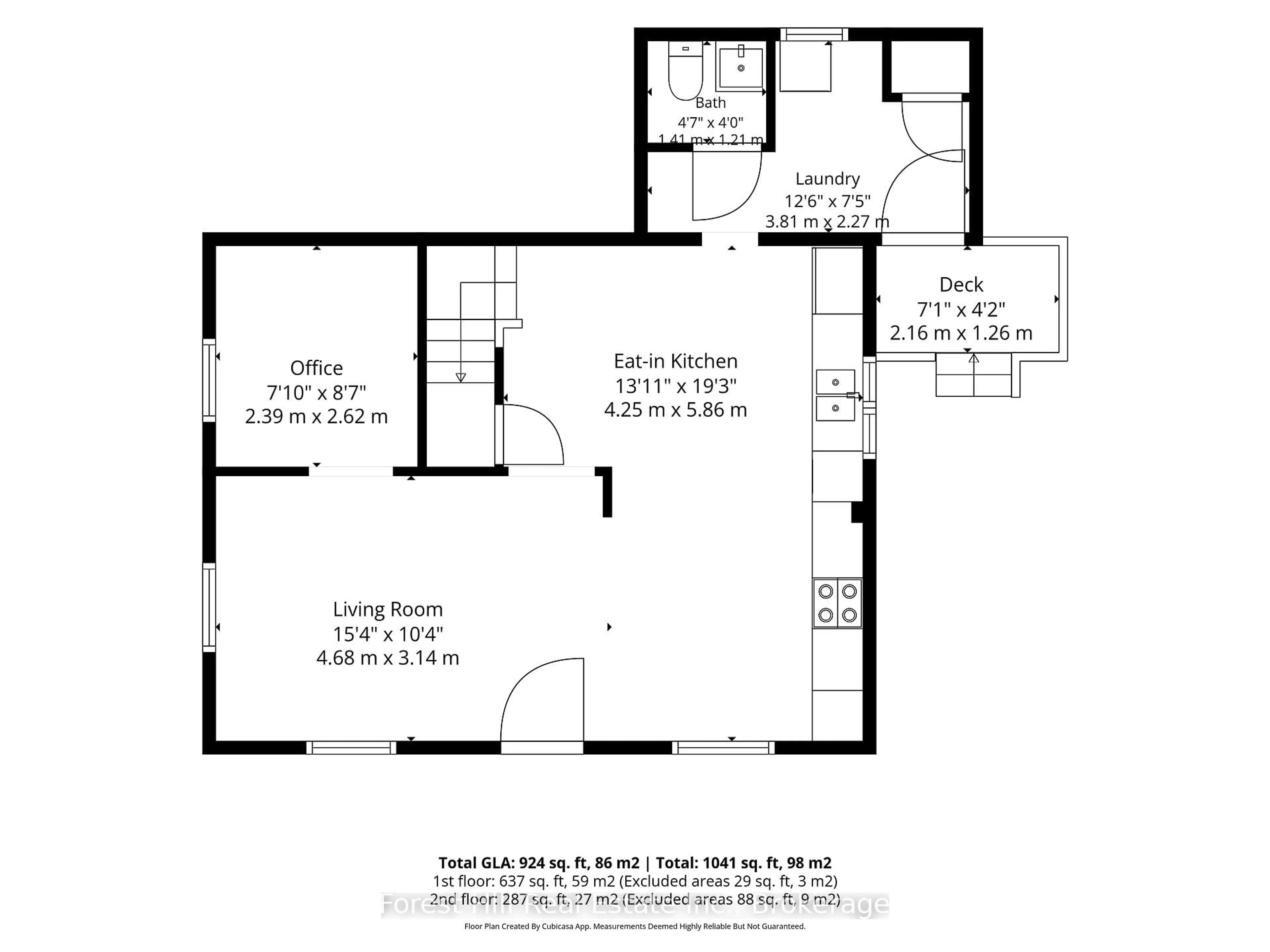 Floor plan for 461 FIFTH St, Collingwood Ontario L9Y 4B1