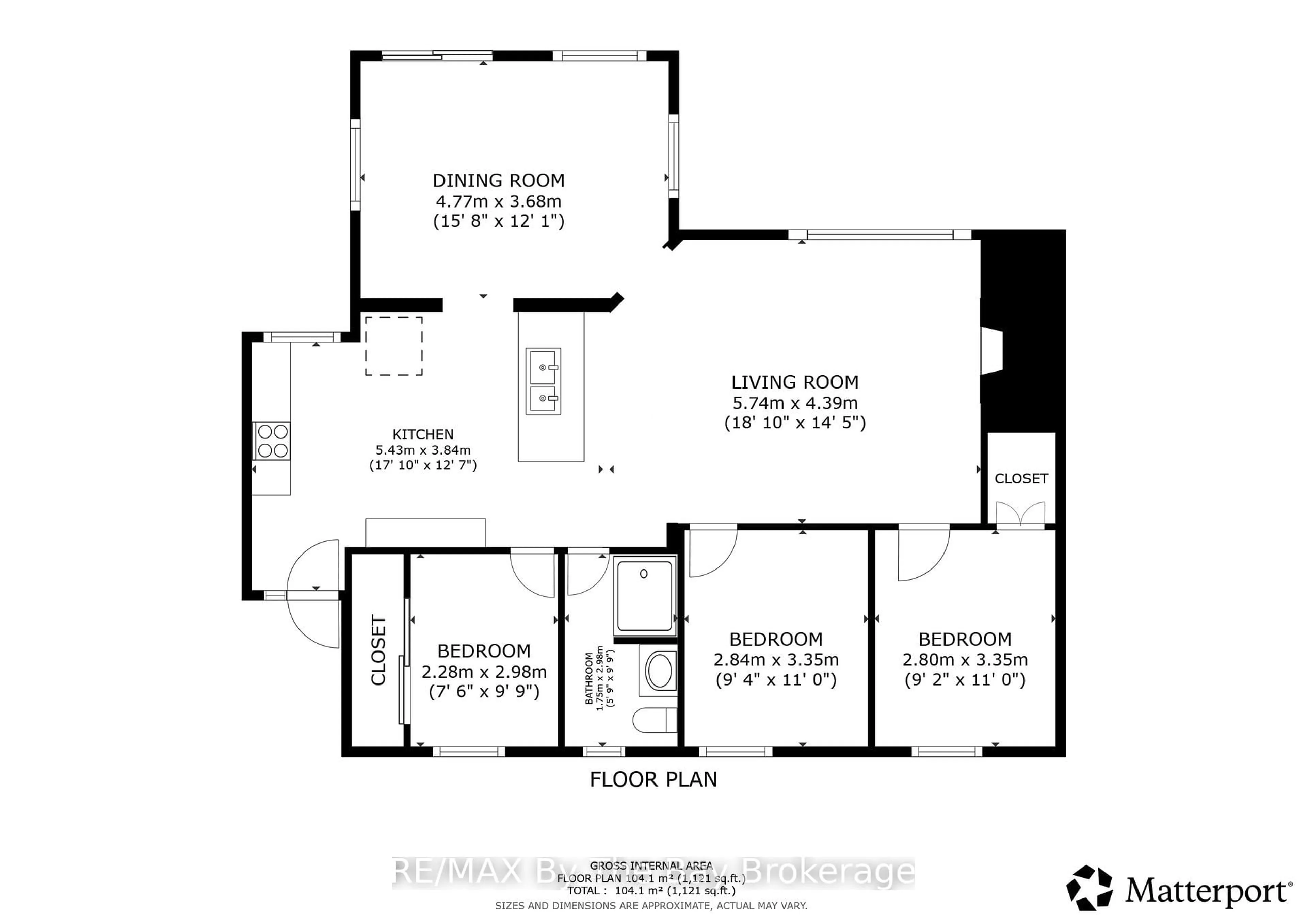 Floor plan for 175 32nd St, Wasaga Beach Ontario L9Z 2S6