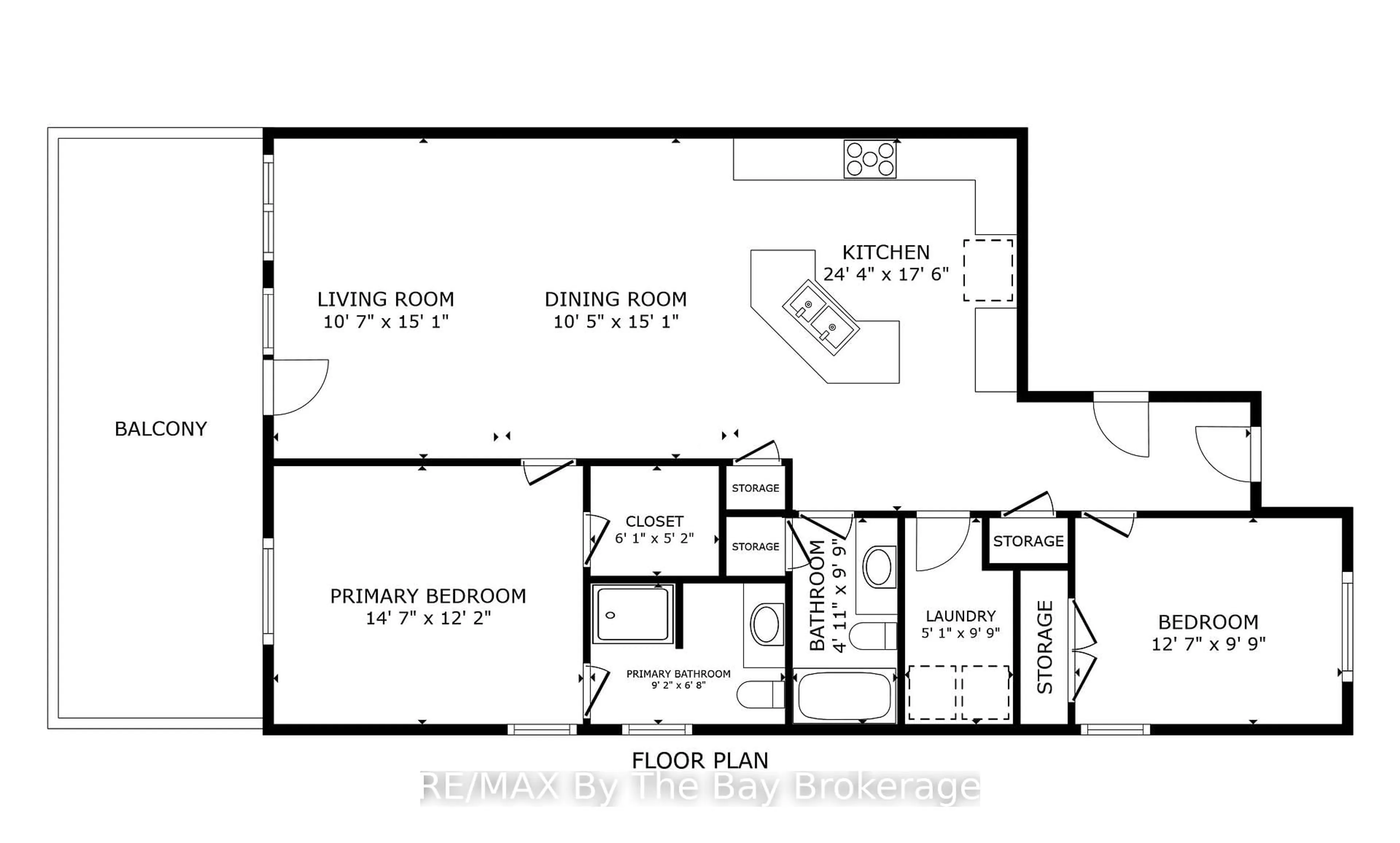 Floor plan for 12 New York Ave, Wasaga Beach Ontario L9Z 3A8