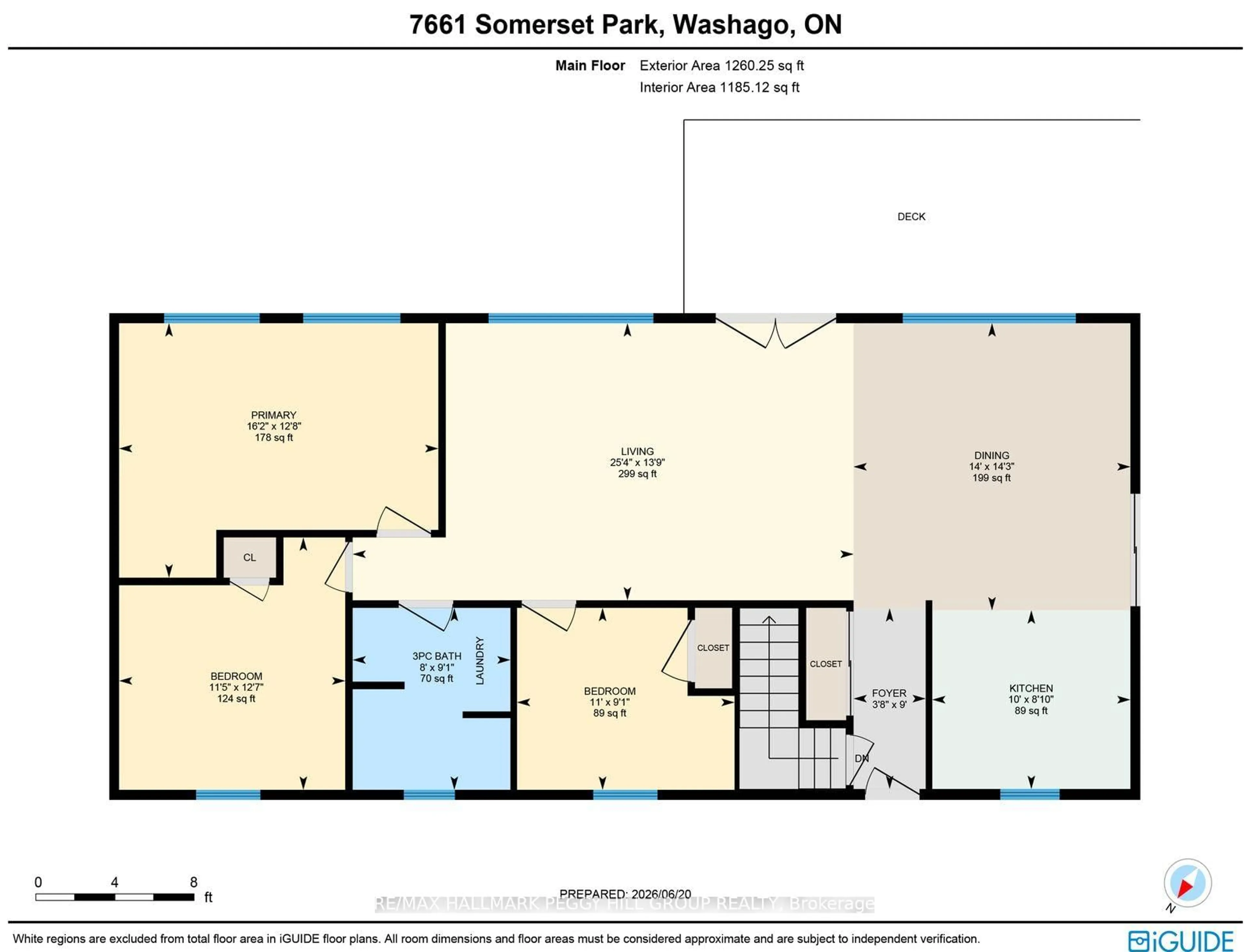 Floor plan for 7661 Somerset Park, Ramara Ontario L0K 2B0