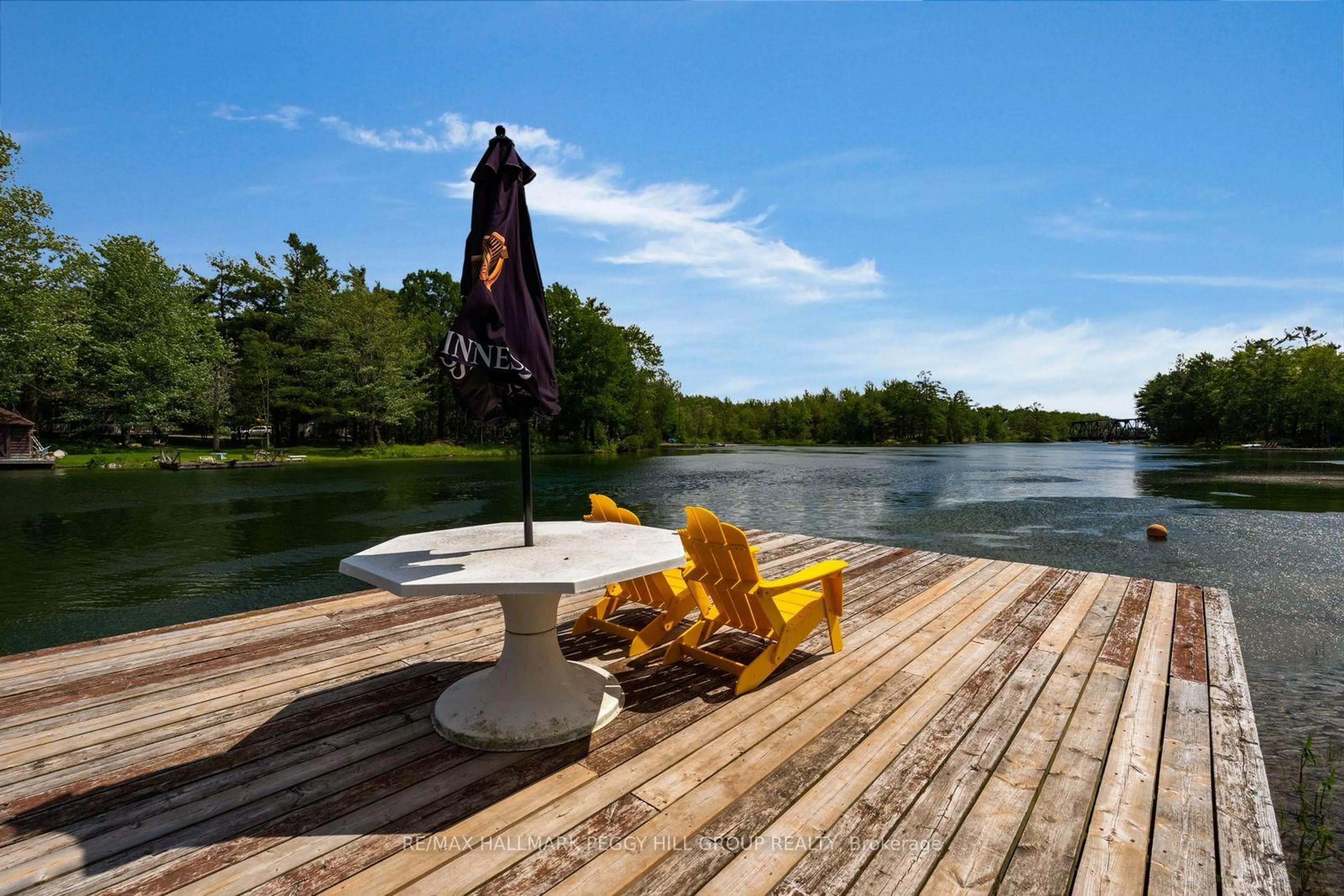 Patio, water/lake/river/ocean view for 7661 Somerset Park, Ramara Ontario L0K 2B0