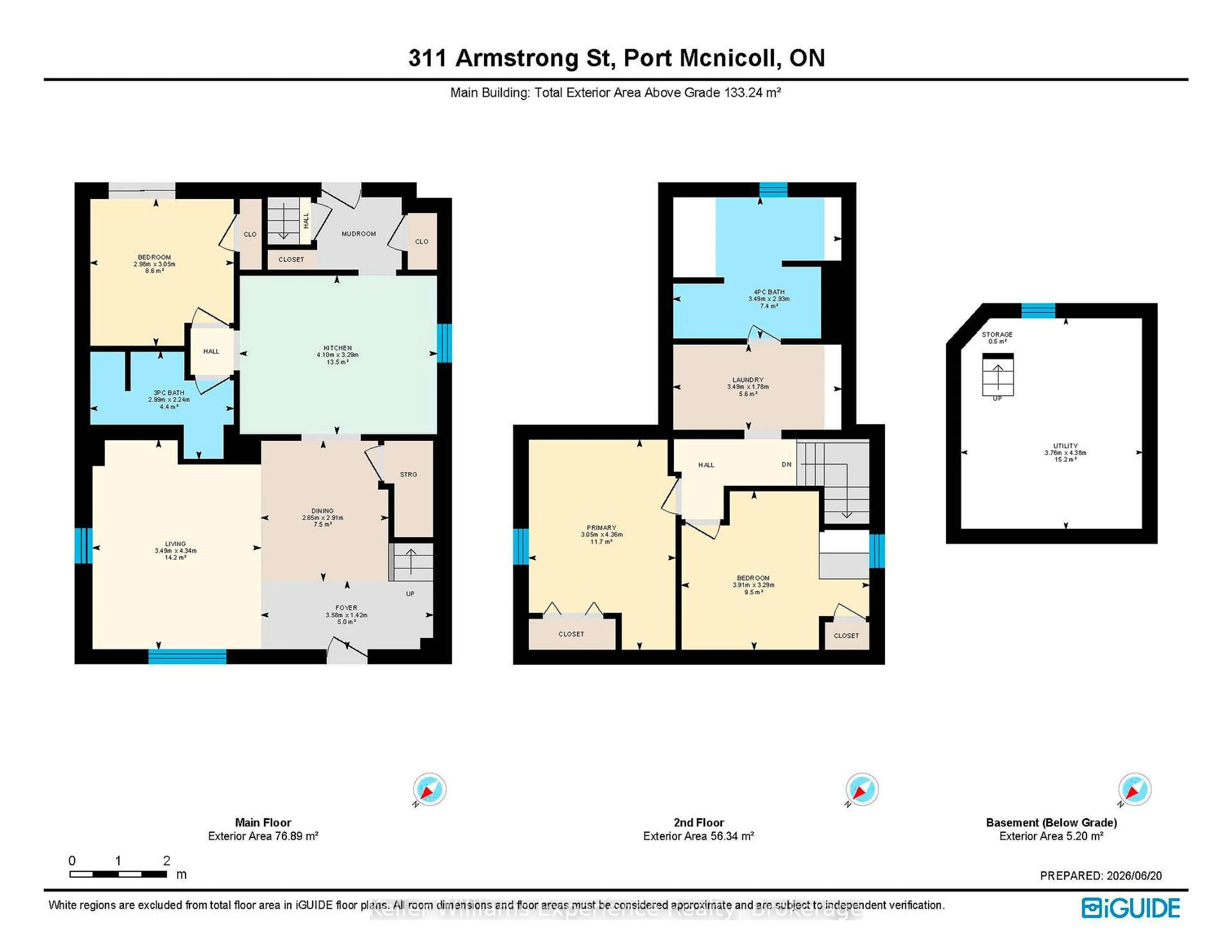 Floor plan for 311 Armstrong St, Tay Ontario L0K 1R0