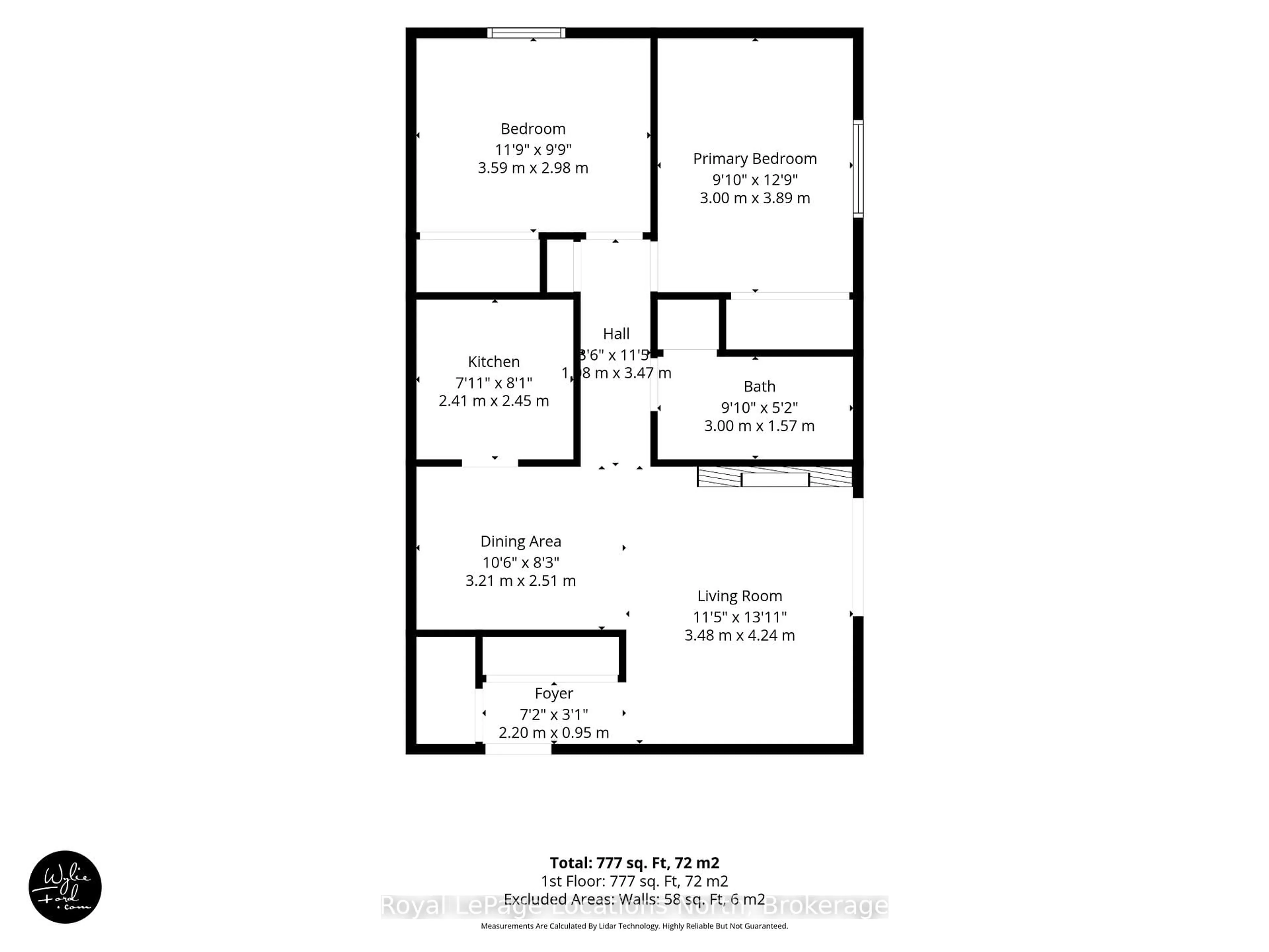 Floor plan for 163 Edgehill Dr #D7, Barrie Ontario L4N 1L9