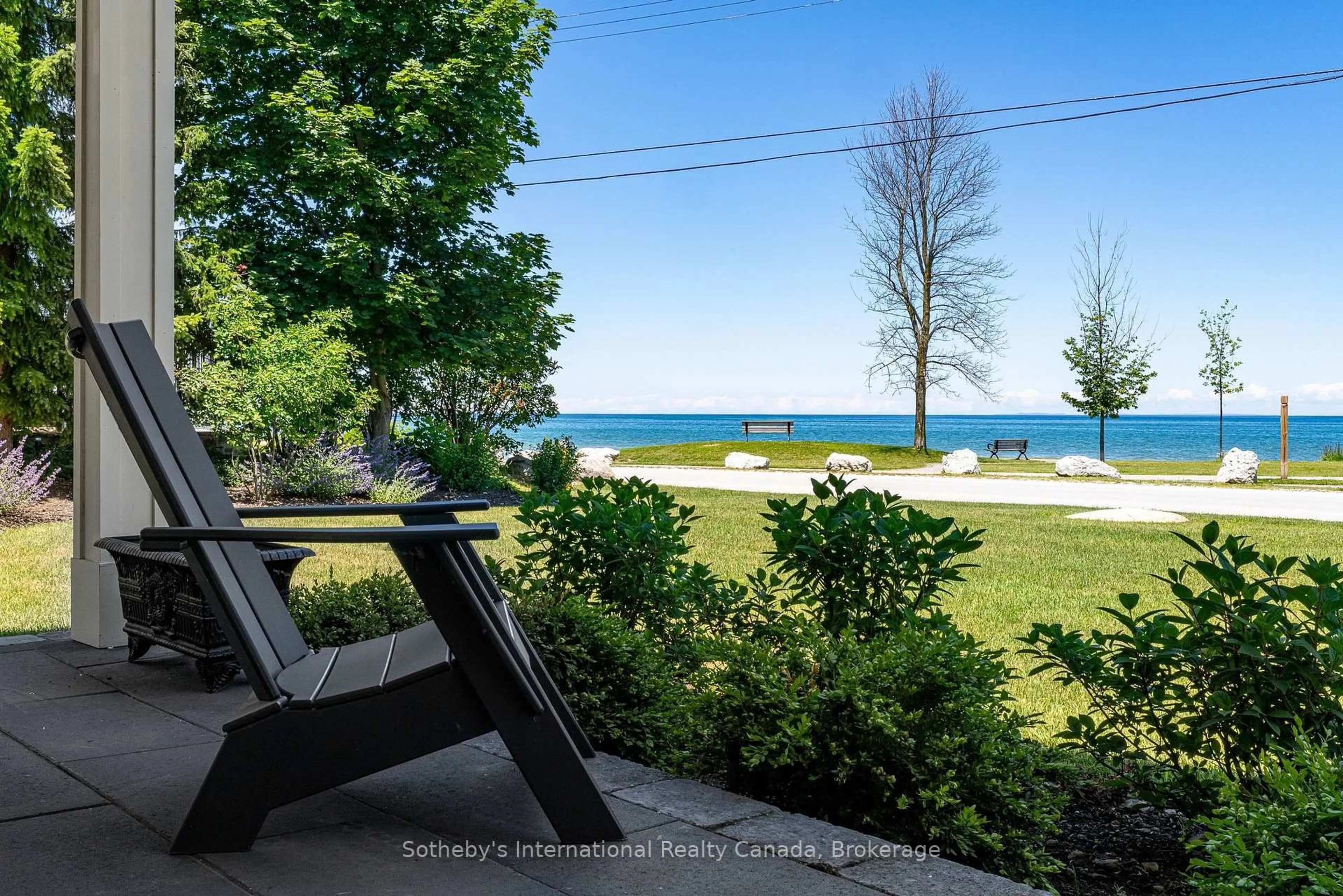 Patio, water/lake/river/ocean view for 55 St Lawrence St, Collingwood Ontario L9Y 4Y3