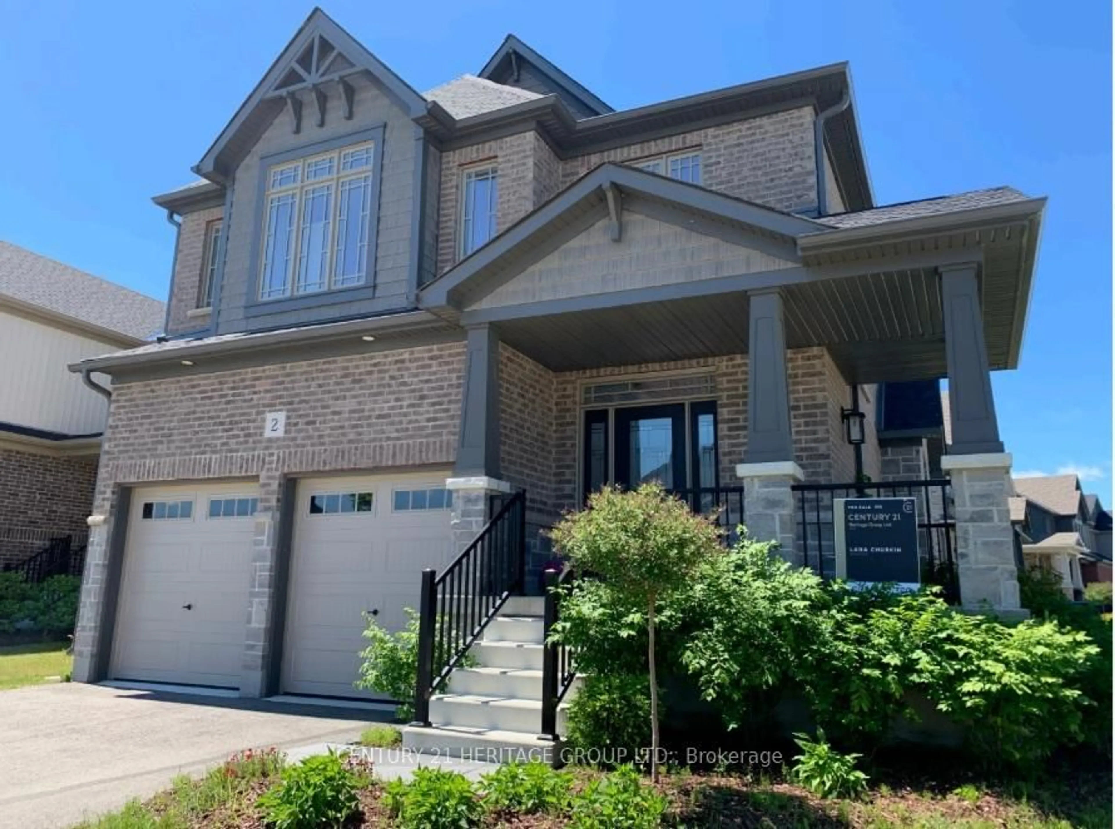 Home with brick exterior material, street for 2 Rowland St, Collingwood Ontario L9Y 5M4
