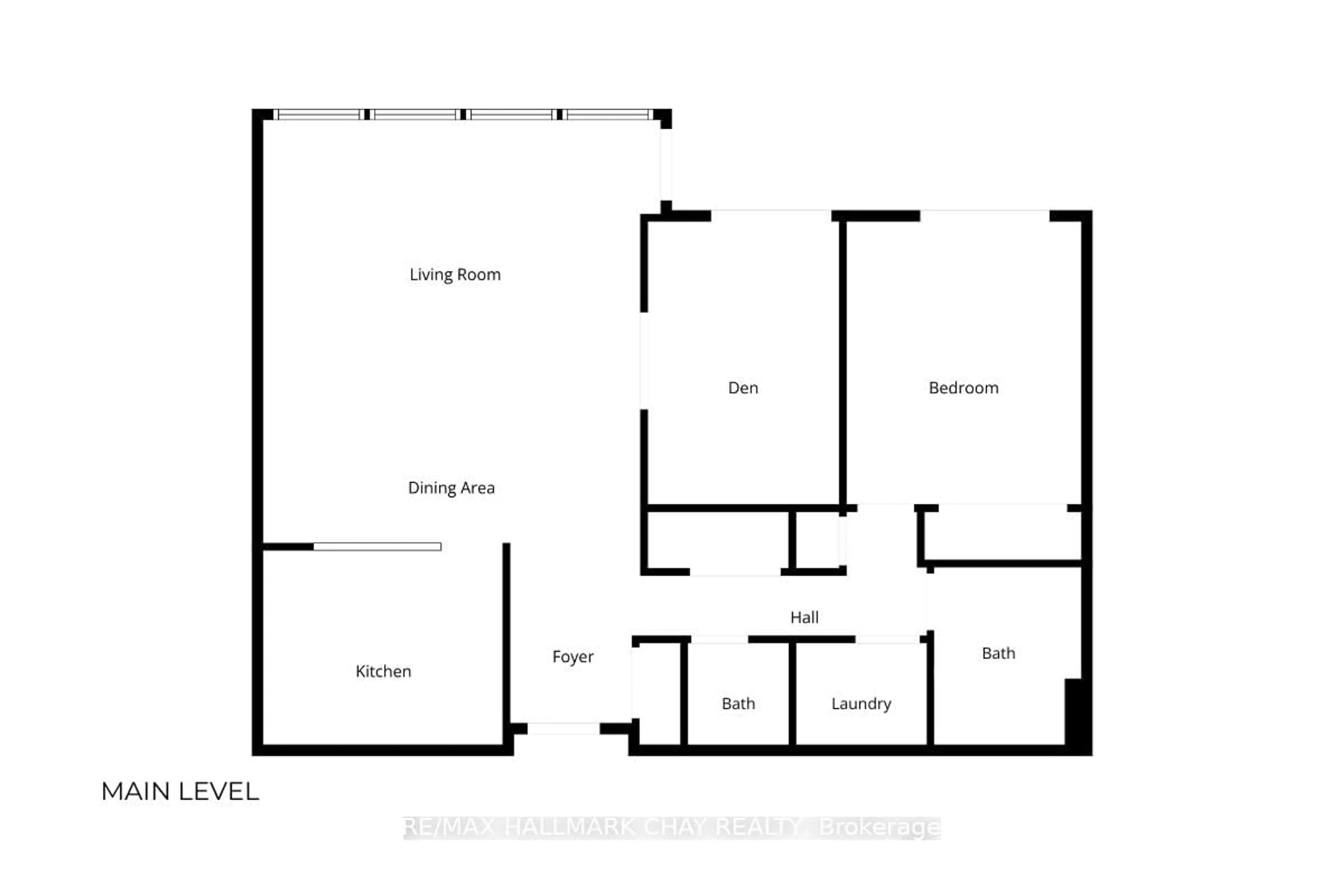 Floor plan for 21 Kempenfelt Dr #103, Barrie Ontario L4M 1B8