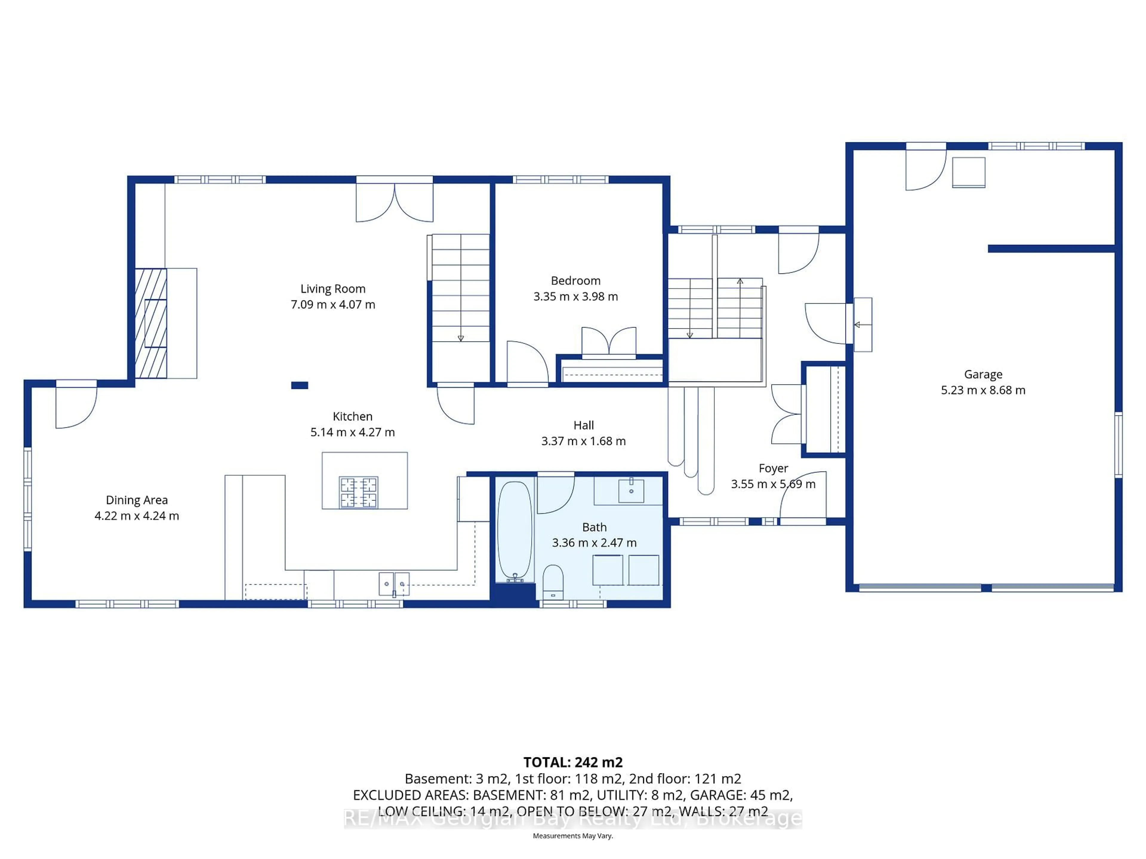 Floor plan for 19 Kingfisher Cres, Tiny Ontario L0L 2J0