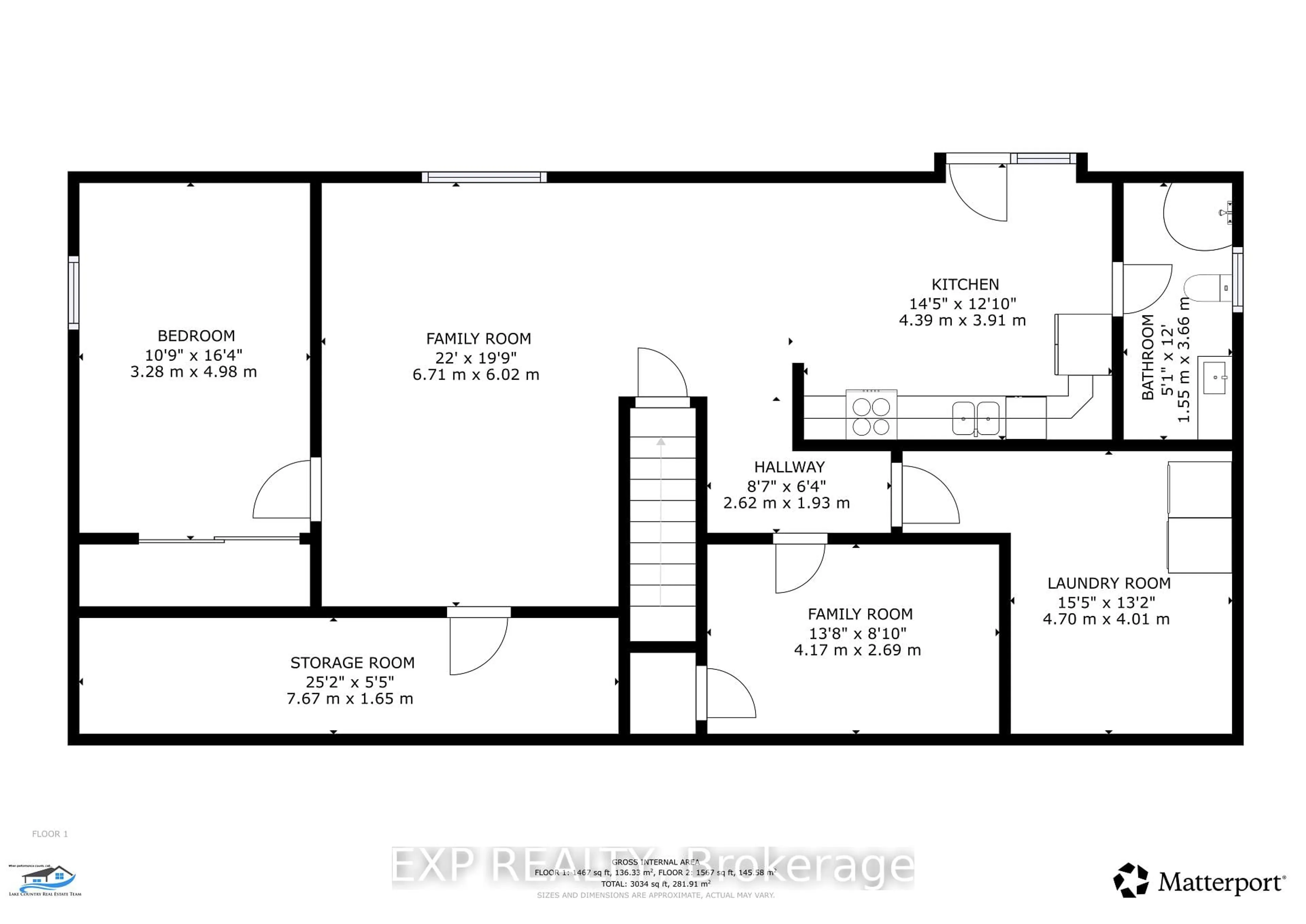 Floor plan for 91 Simcoe Rd, Ramara Ontario L0K 1B0