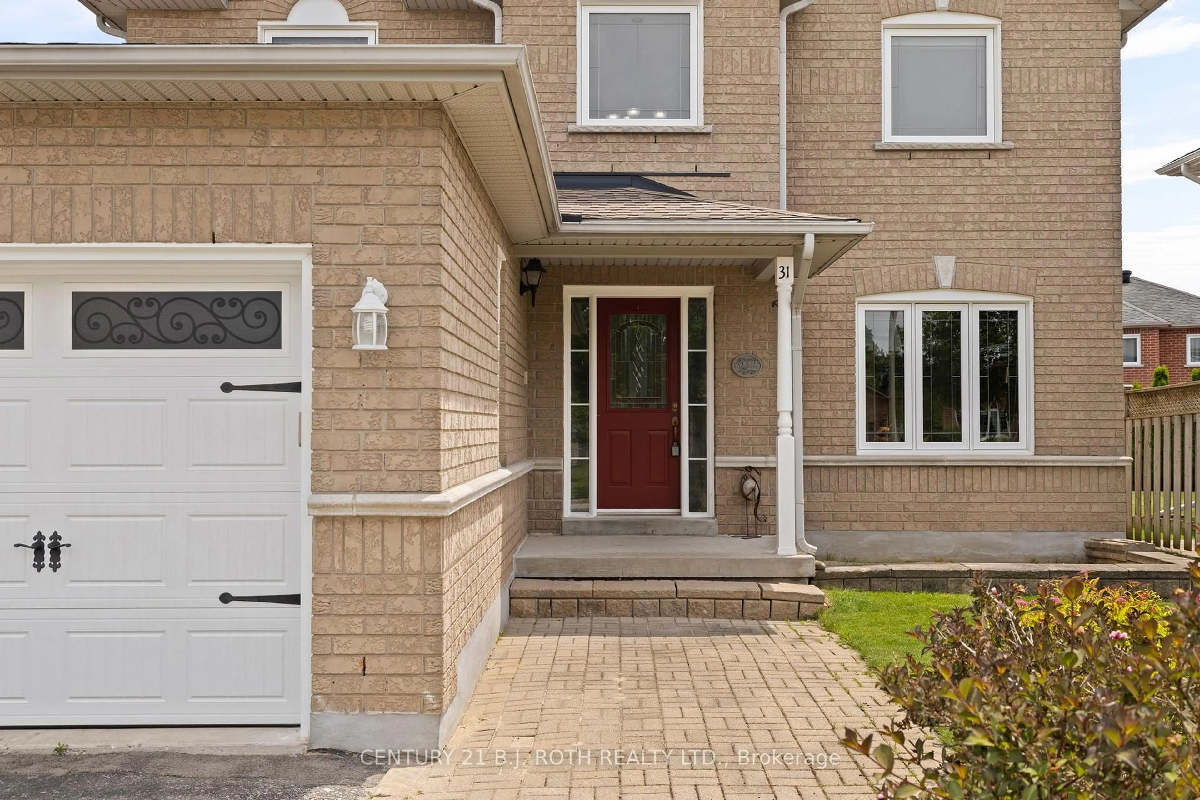 Home with brick exterior material, street for 31 Emms Dr, Barrie Ontario L4N 8H2
