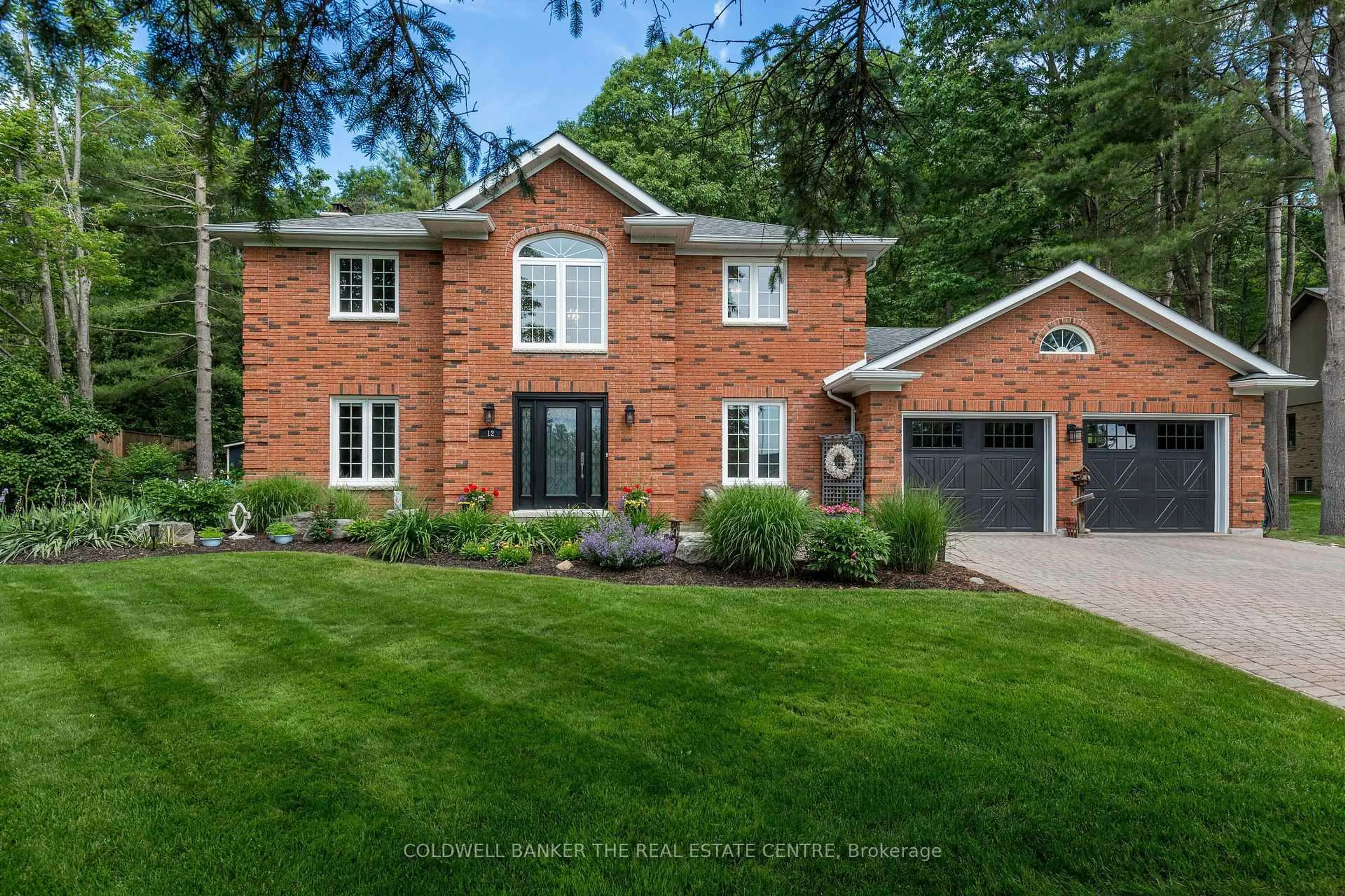Home with brick exterior material, street for 12 Idlewood Dr, Springwater Ontario L9X 0P6