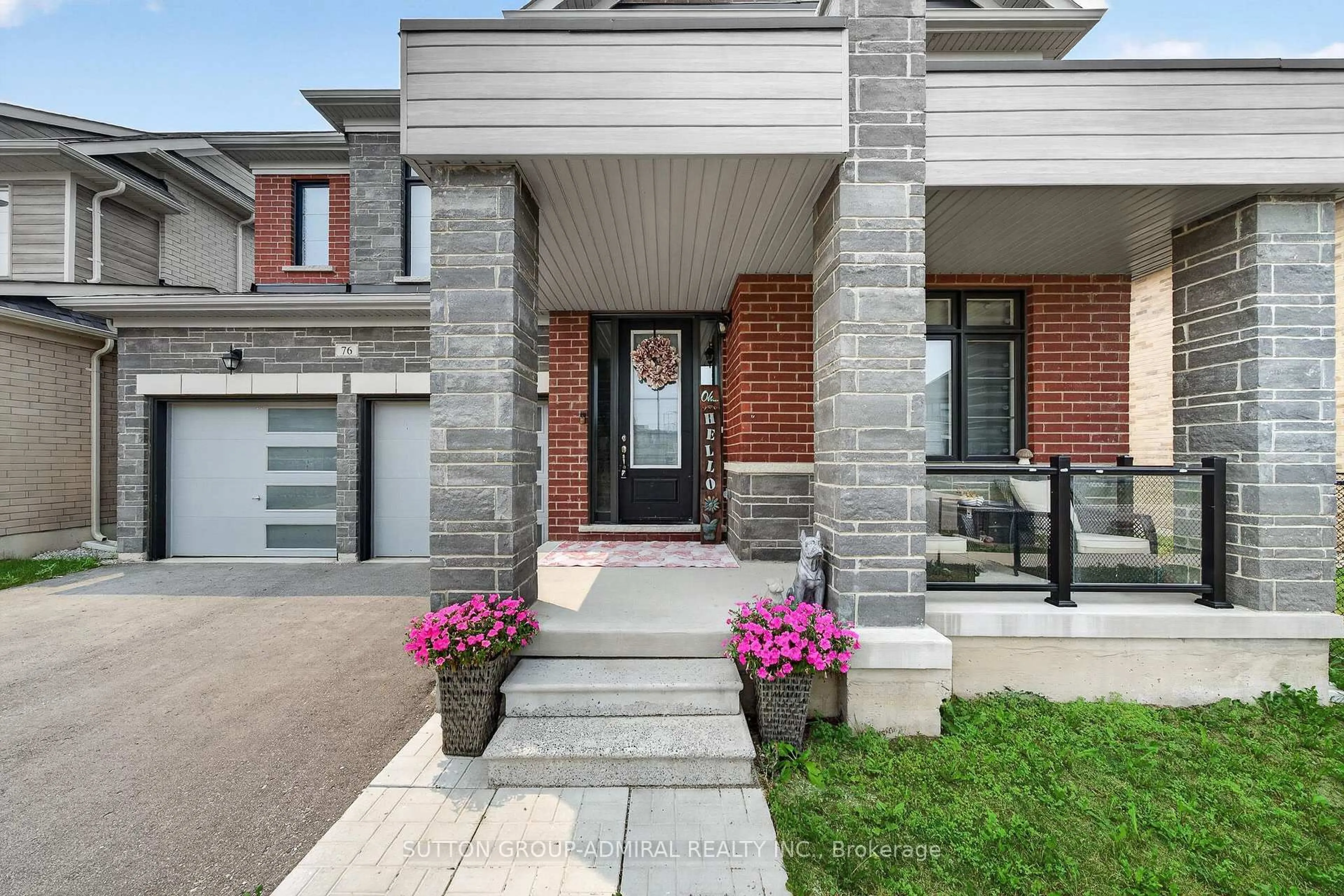 Home with brick exterior material, street for 76 CALYPSO Ave, Springwater Ontario L9X 2C5