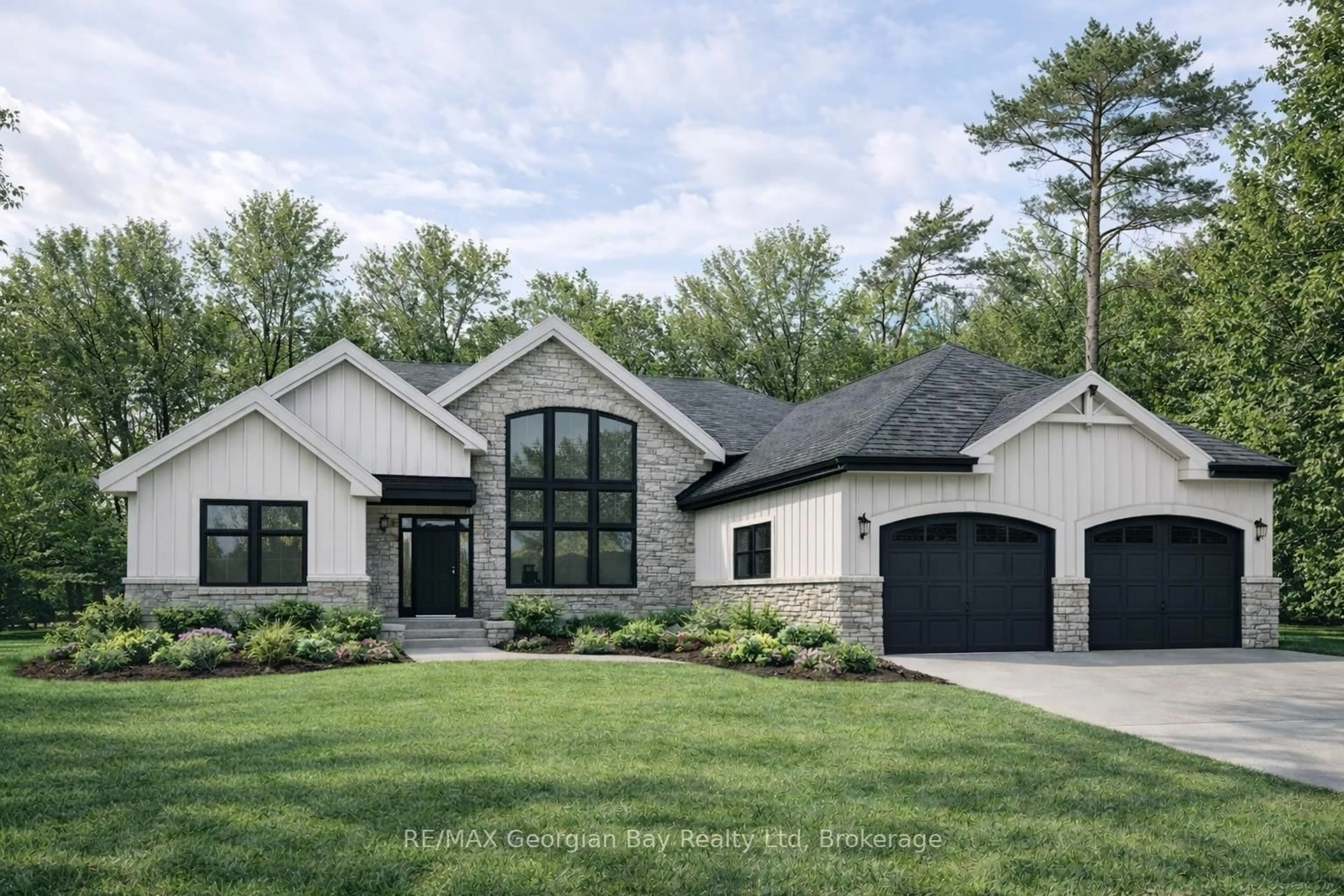 Home with brick exterior material, street for 6 Beaufort Cres, Tiny Ontario L9M 0B8