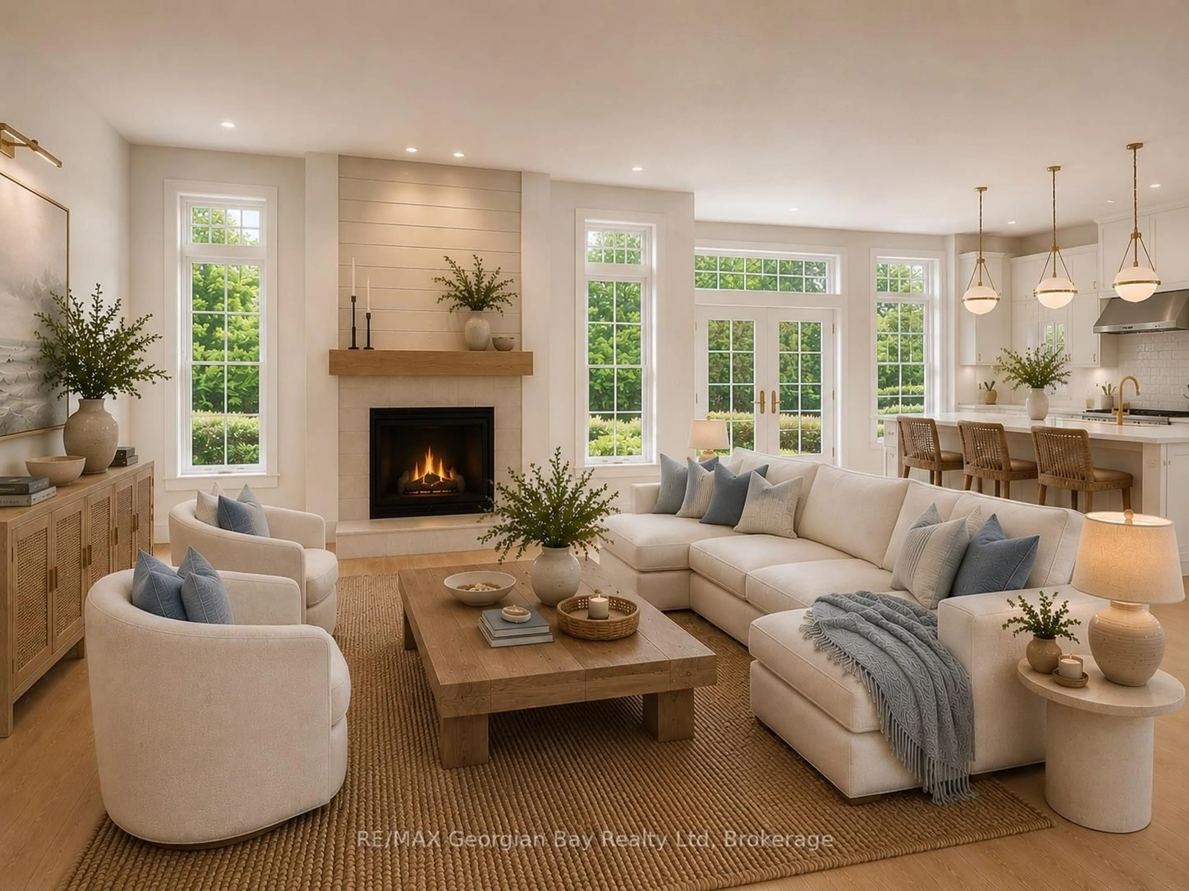 Living room with furniture, unknown for 6 Beaufort Cres, Tiny Ontario L9M 0B8