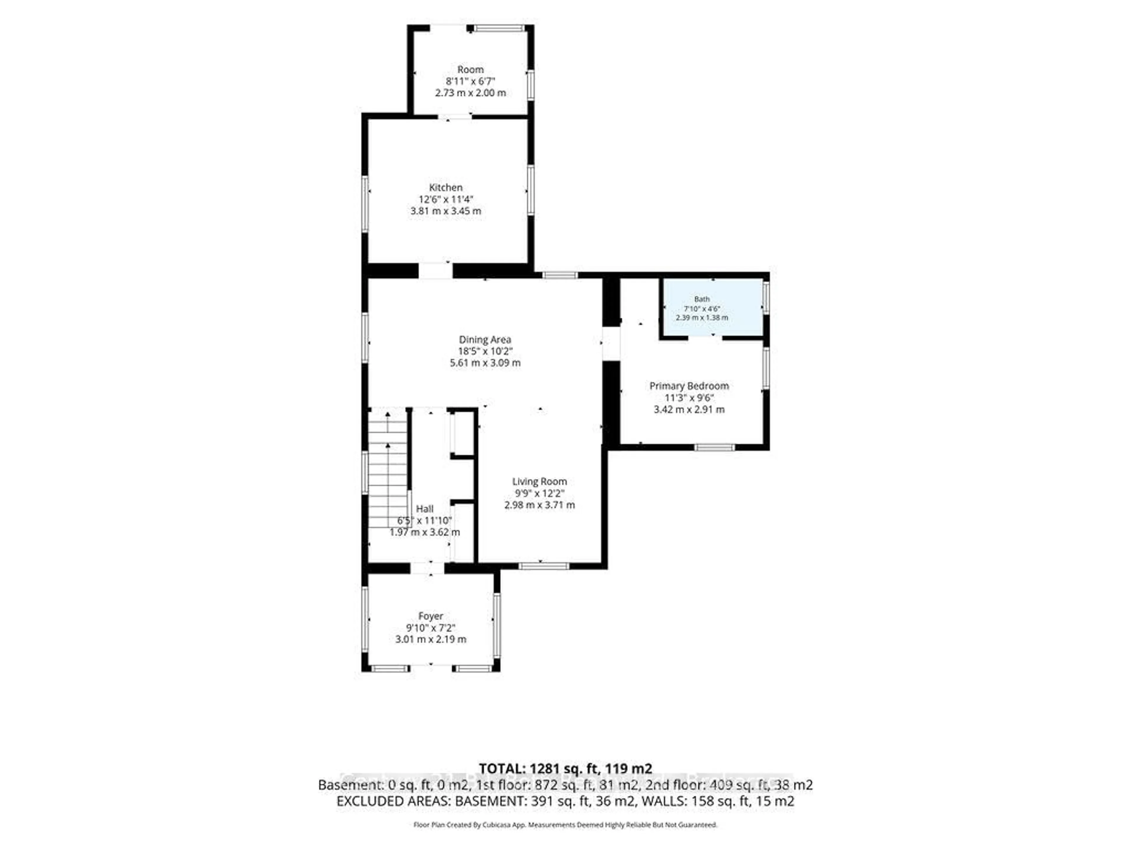 Floor plan for 215 Oxford St, Orillia Ontario L3V 1H6