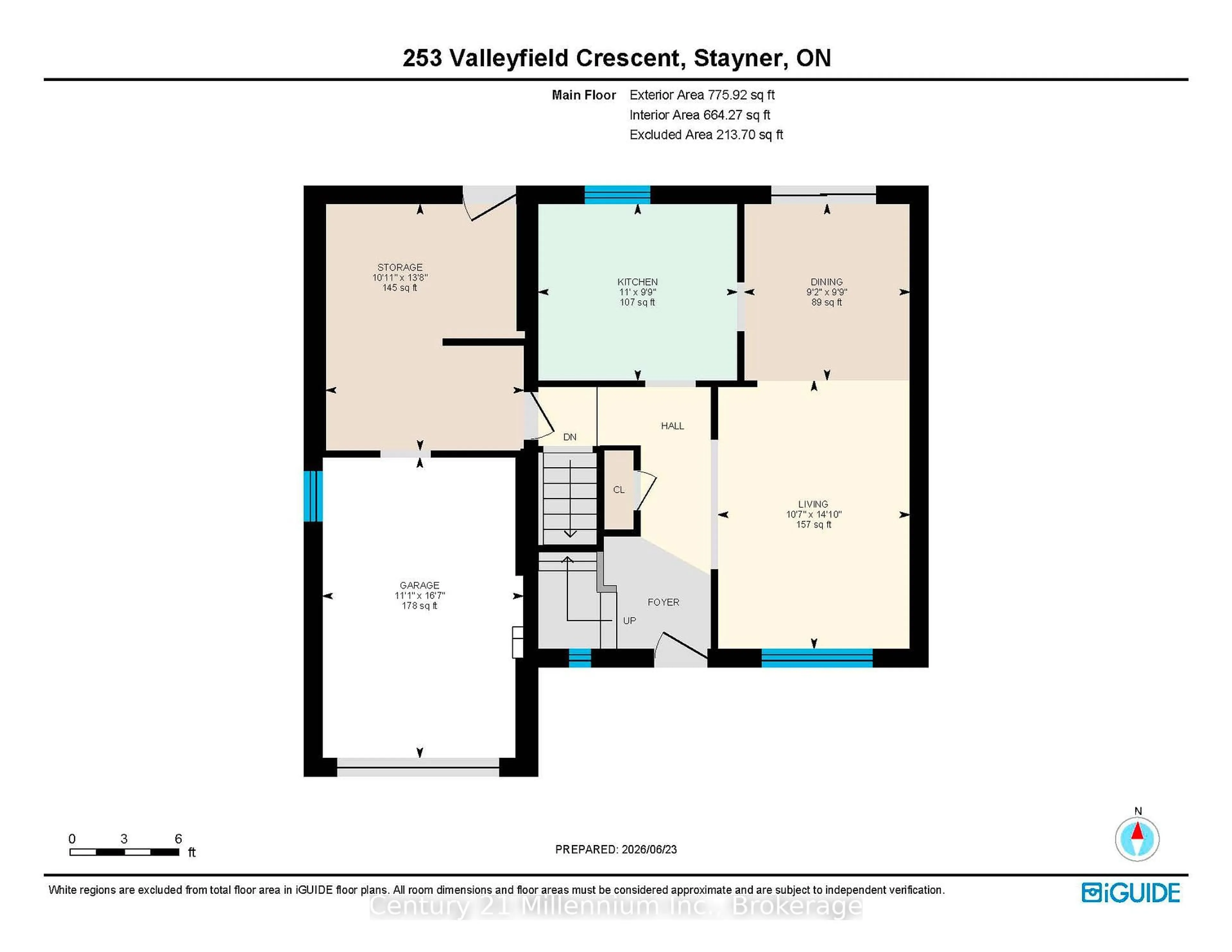 Floor plan for 253 Valleyfield Cres, Clearview Ontario L0M 1S0