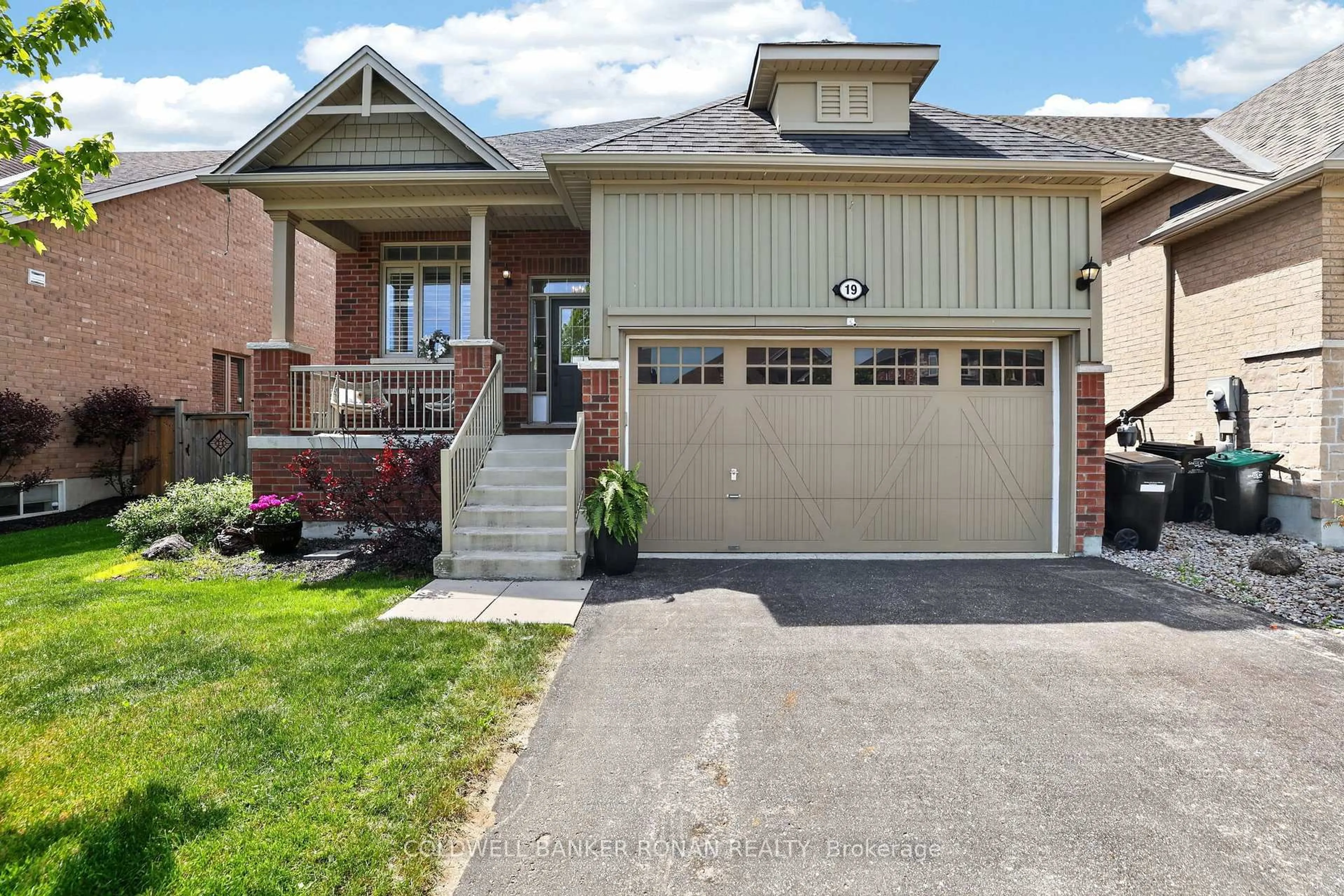 Home with brick exterior material, street for 19 Cameron St, Springwater Ontario L9X 0S6