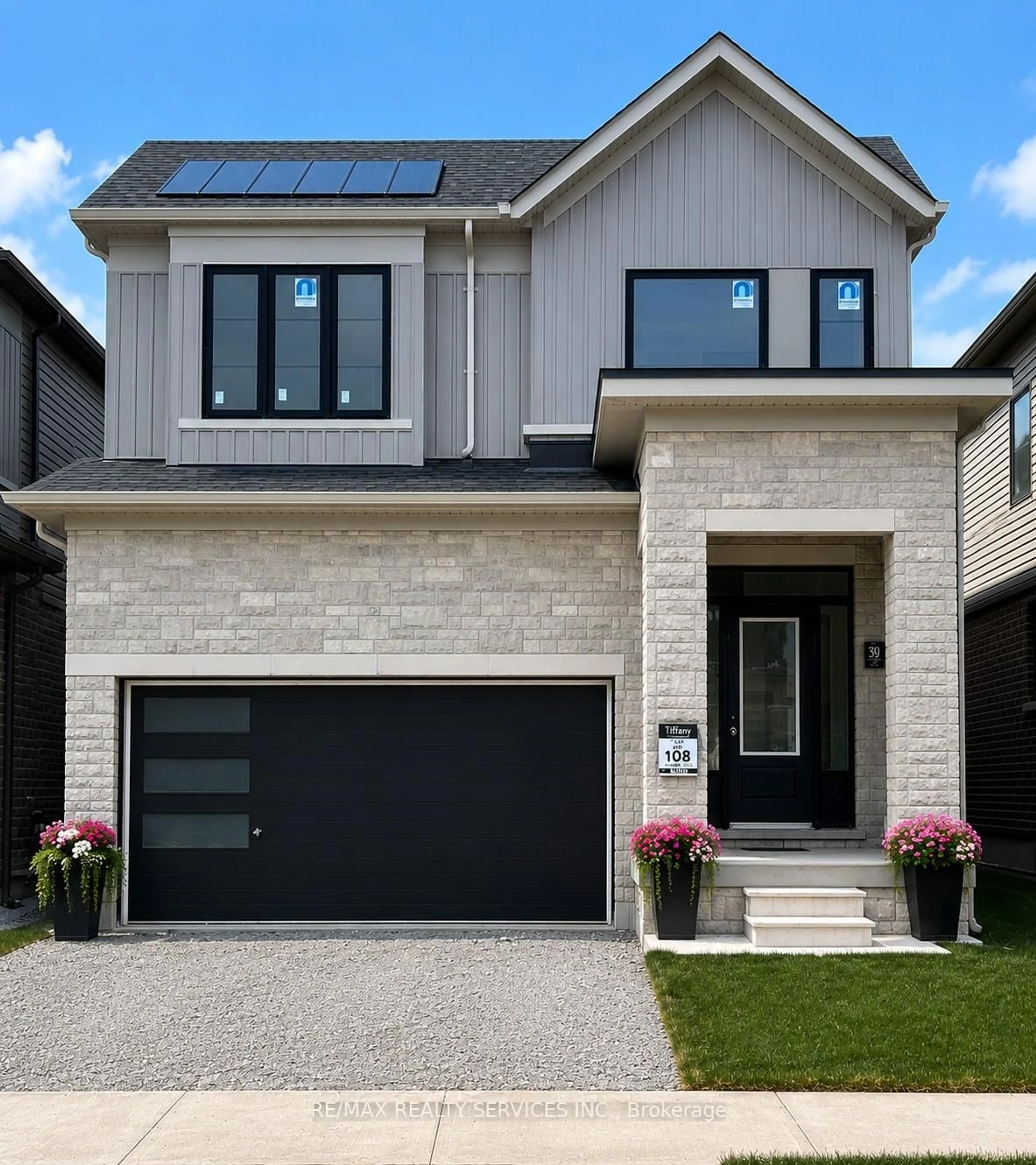 Home with brick exterior material, street for 39 Prudhoe Terr, Barrie Ontario L9J 0W2