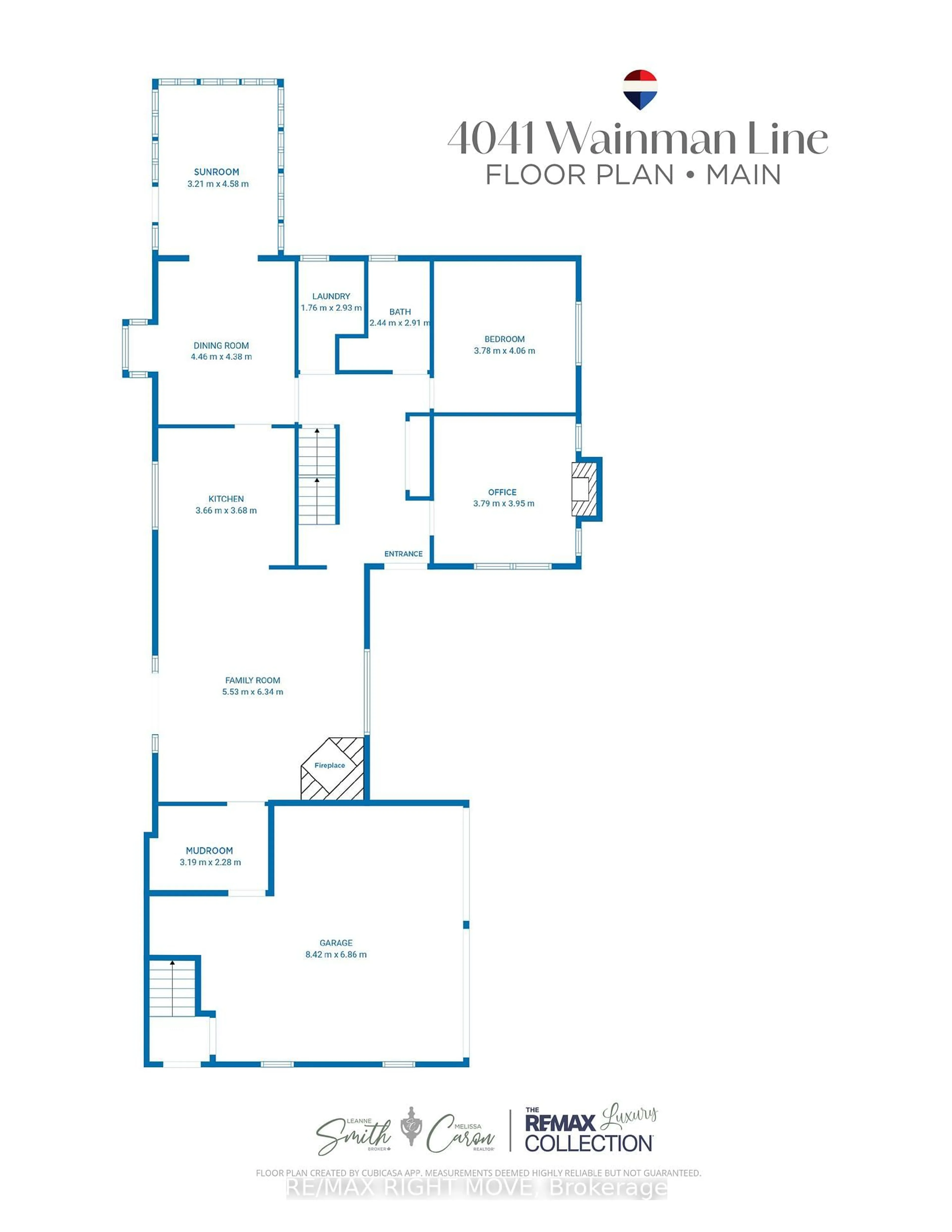 Floor plan for 4041 Wainman Line, Severn Ontario L3V 7C3