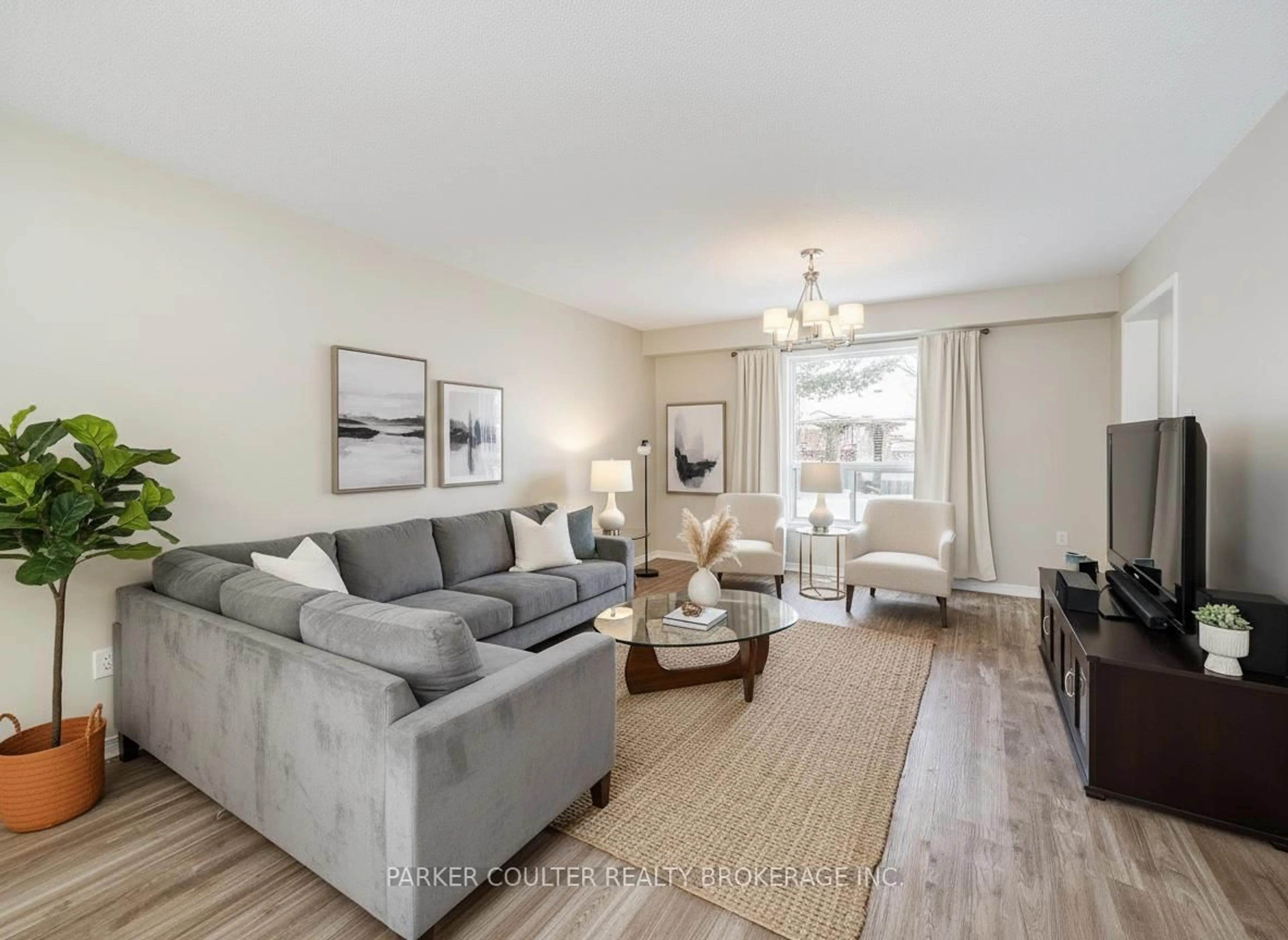 Living room with furniture, unknown for 82 Barre Dr, Barrie Ontario L4N 7P1