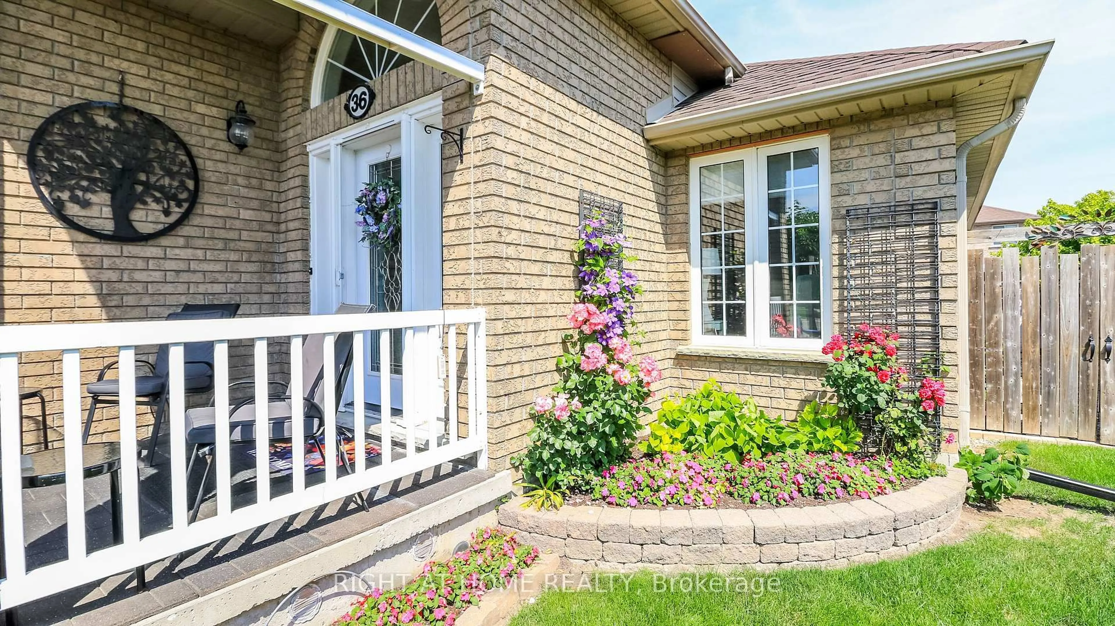 Home with brick exterior material, street for 36 Benjamin Lane, Barrie Ontario L4N 0S2