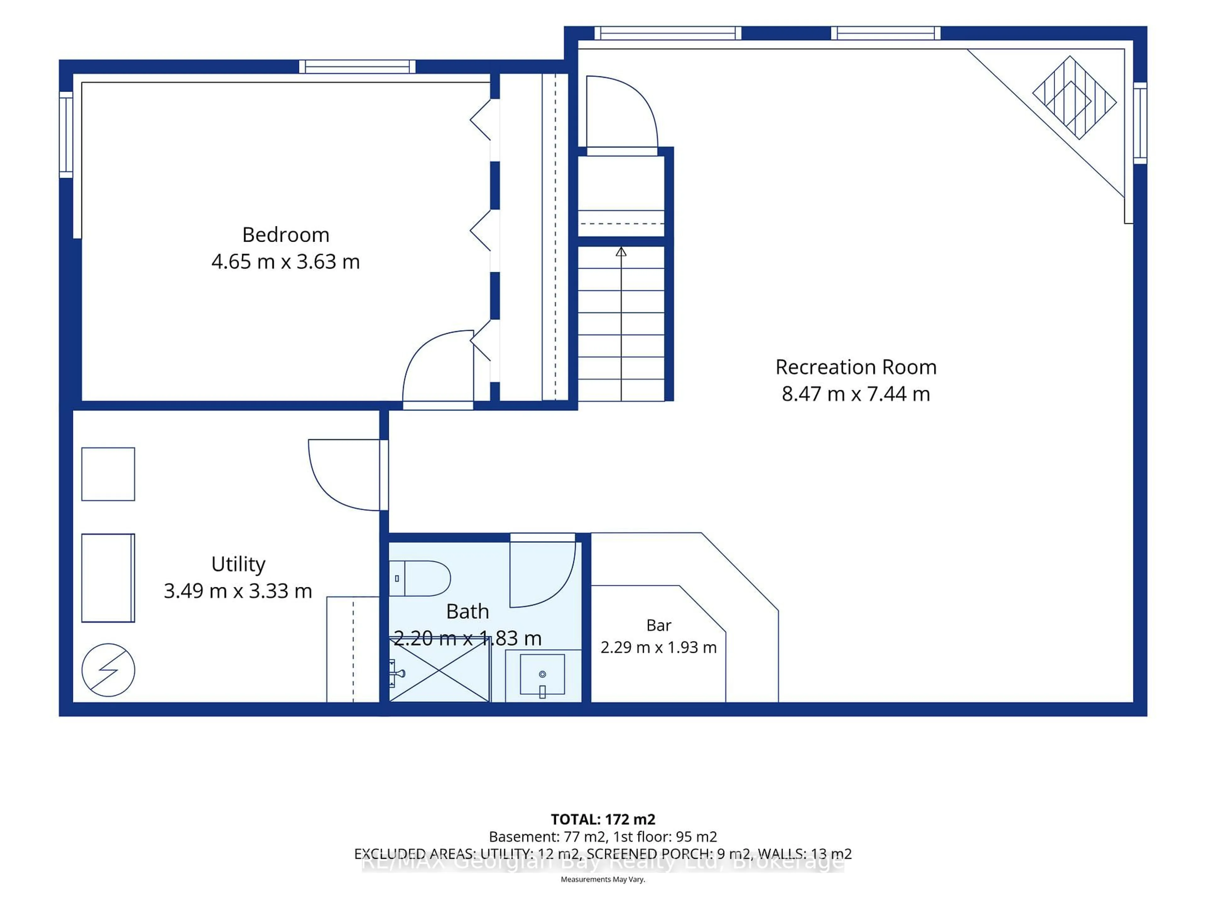 Floor plan for 307 Balm Beach Rd, Tiny Ontario L0L 2J0