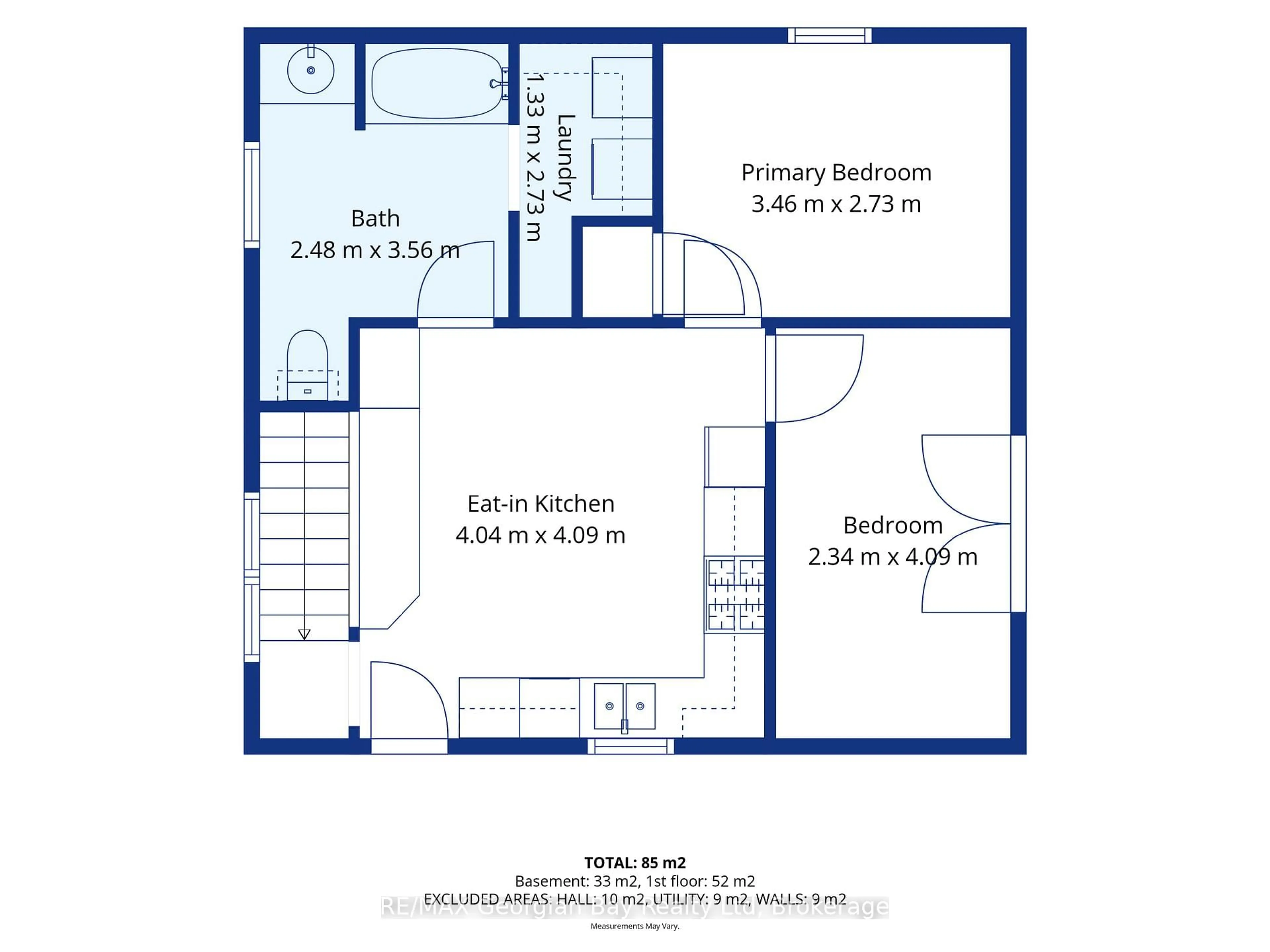 Floor plan for 676 3rd Ave, Tay Ontario L0K 1R0