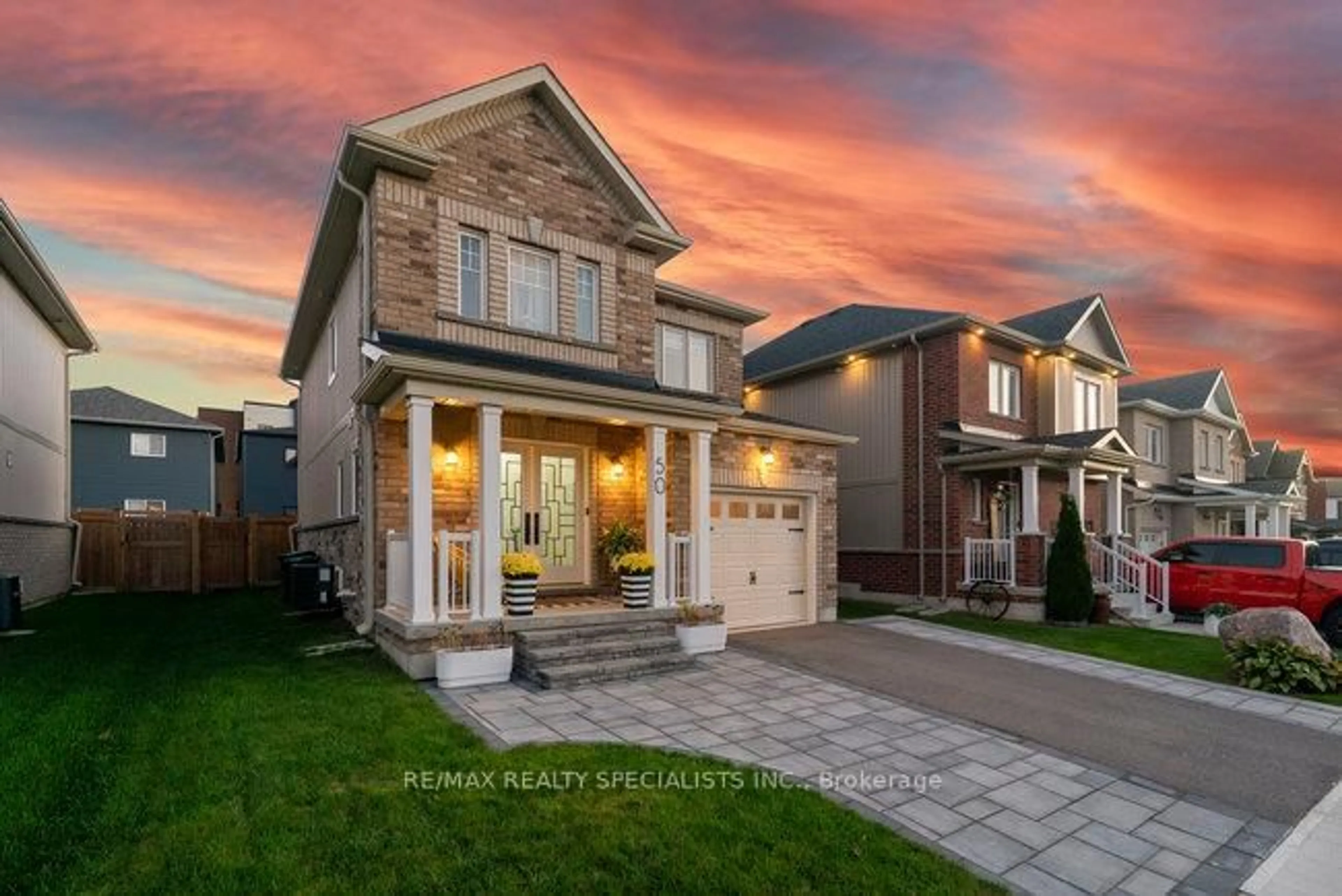 Home with brick exterior material, street for 50 Olympic Gate, Barrie Ontario L9J 0H9