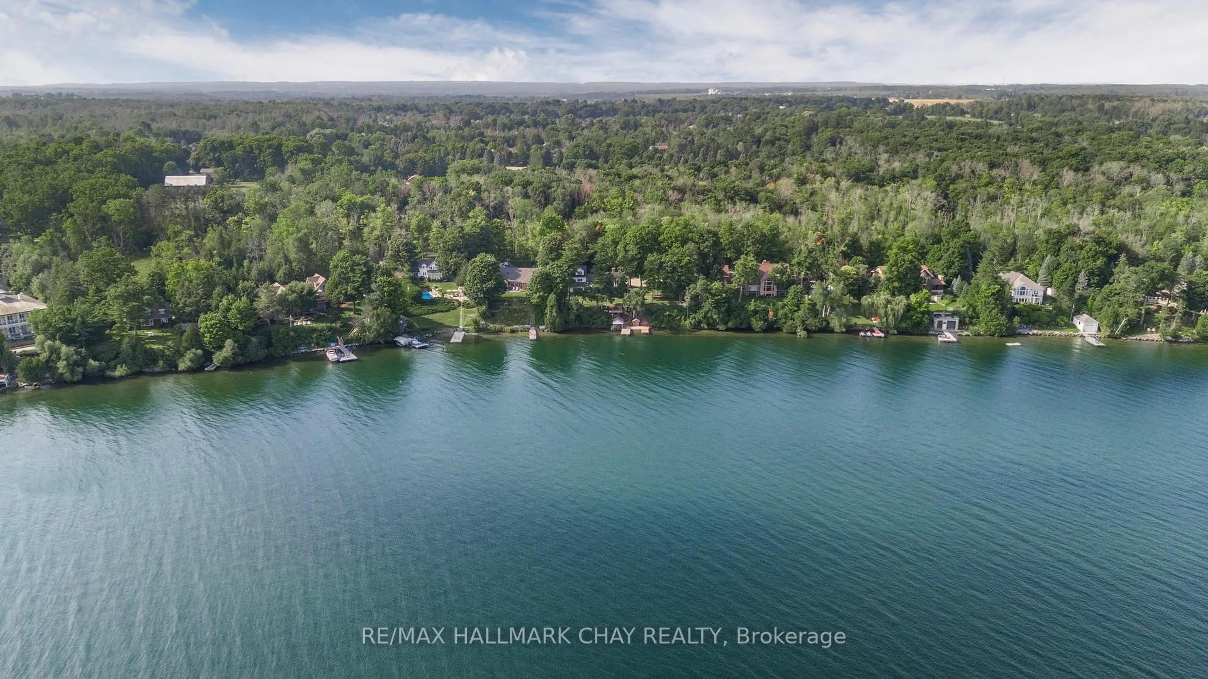 A pic from outside/outdoor area/front of a property/back of a property/a pic from drone, water/lake/river/ocean view for 209 Bay St, Oro-Medonte Ontario L0L 2L0