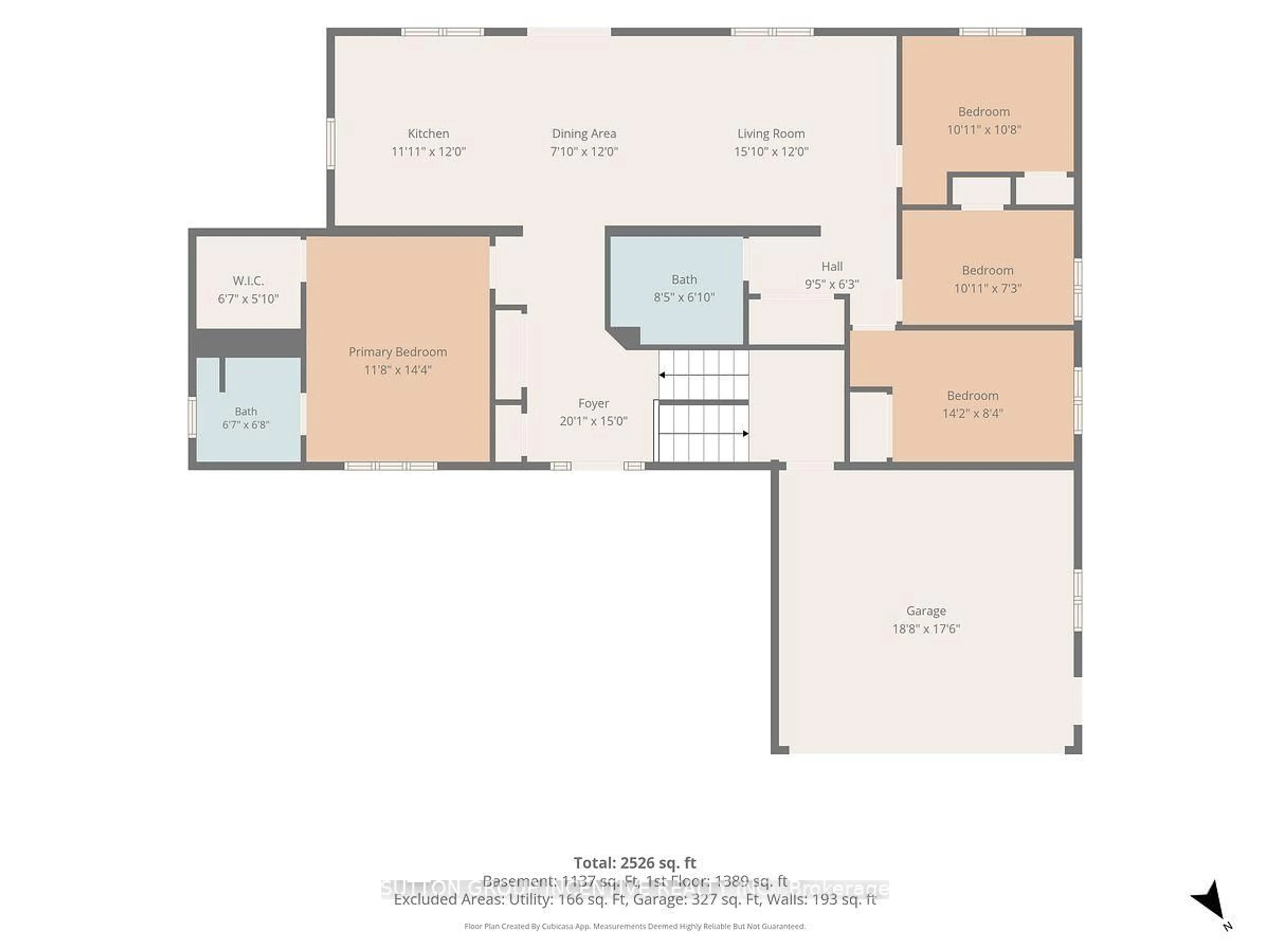 Floor plan for 154 Switzer St, Clearview Ontario L0M 1N0