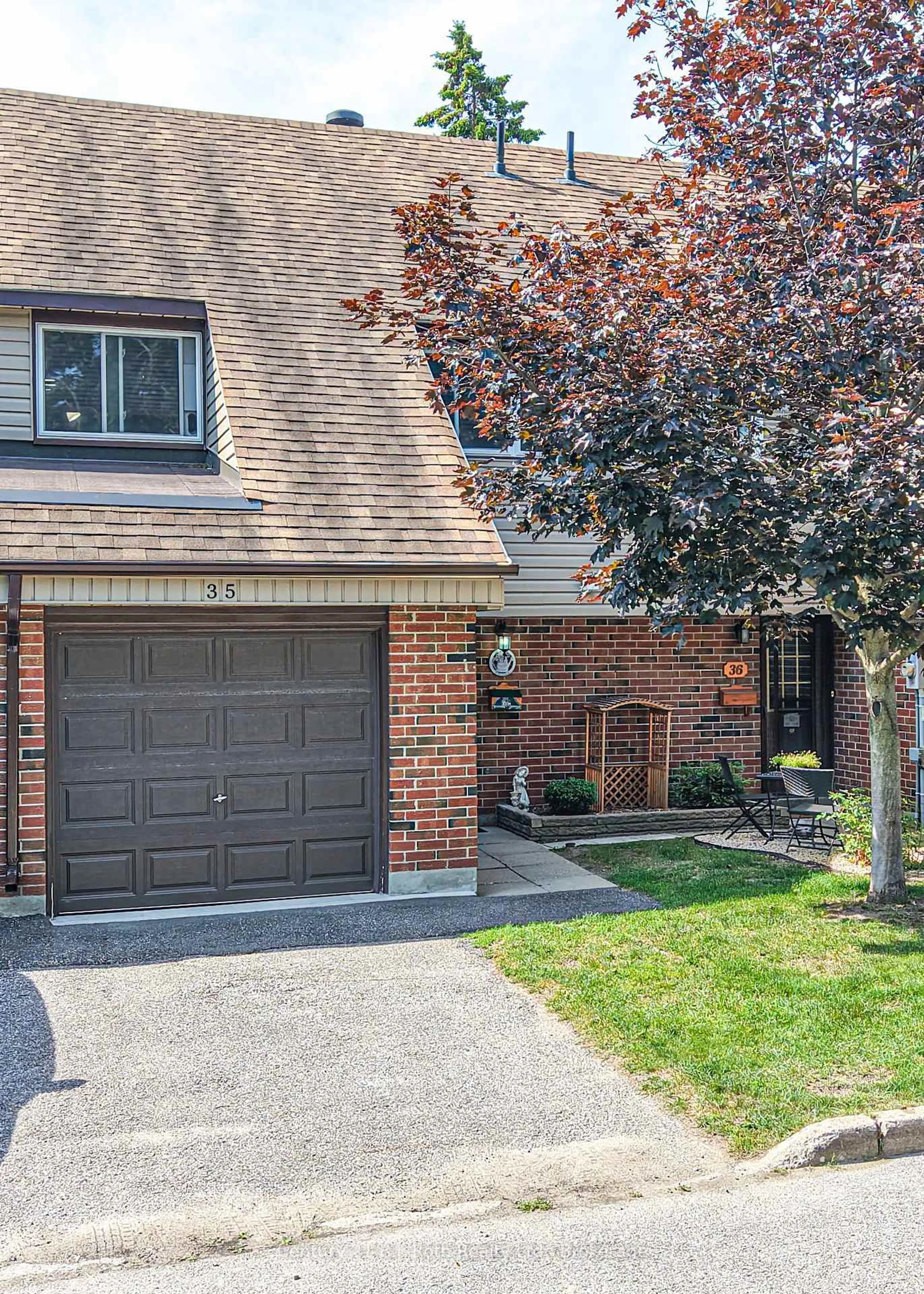 Home with brick exterior material, street for 441 Barrie Rd #35, Orillia Ontario L3V 6T9