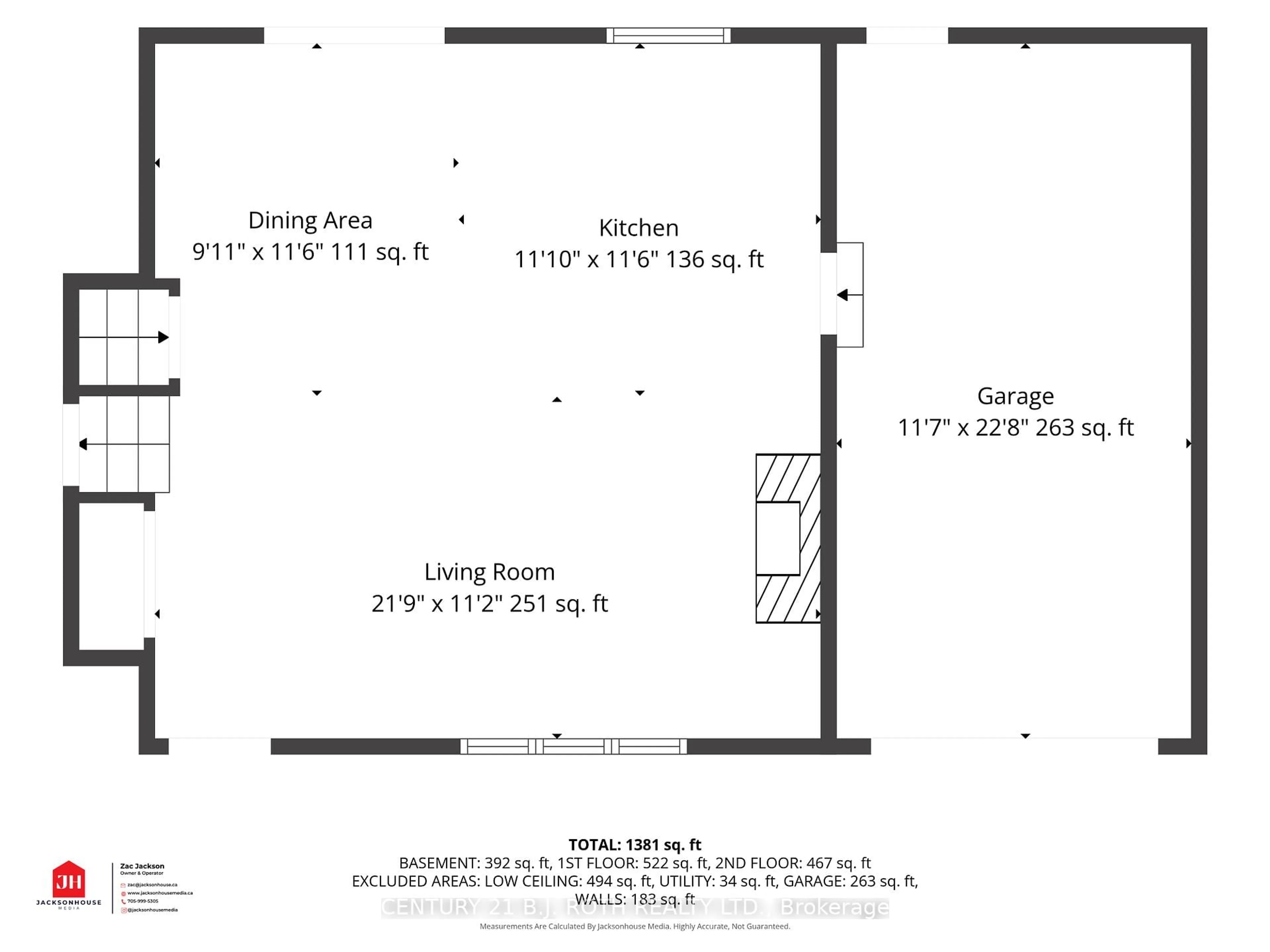 Floor plan for 3542 Shadow Creek Rd, Severn Ontario L3V 0V8