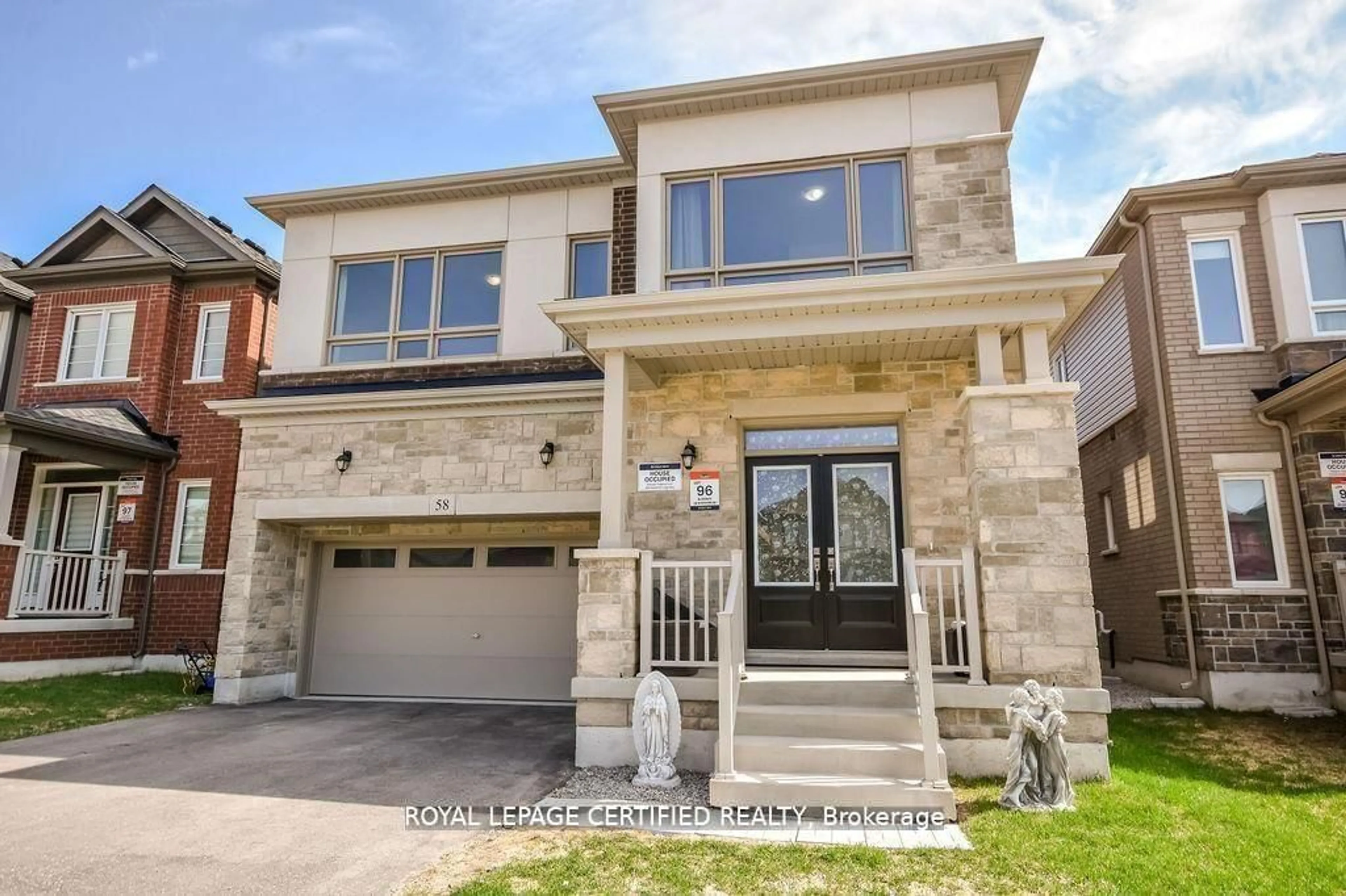 Home with brick exterior material, street for 58 Shepherd Dr, Barrie Ontario L9S 2Z4