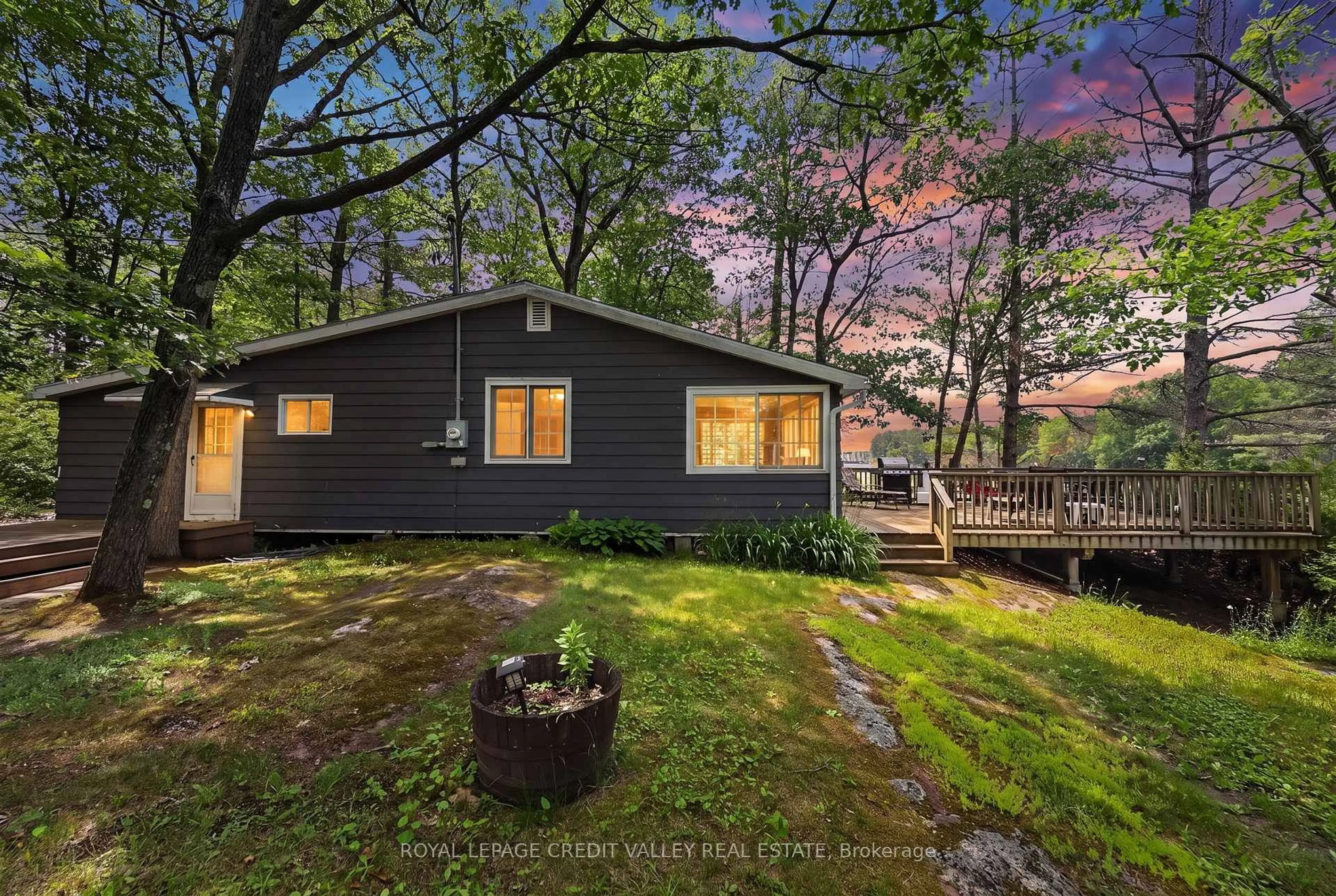 A pic from outside/outdoor area/front of a property/back of a property/a pic from drone, water/lake/river/ocean view for 8128 Rama Rd, Ramara Ontario L0K 2B0