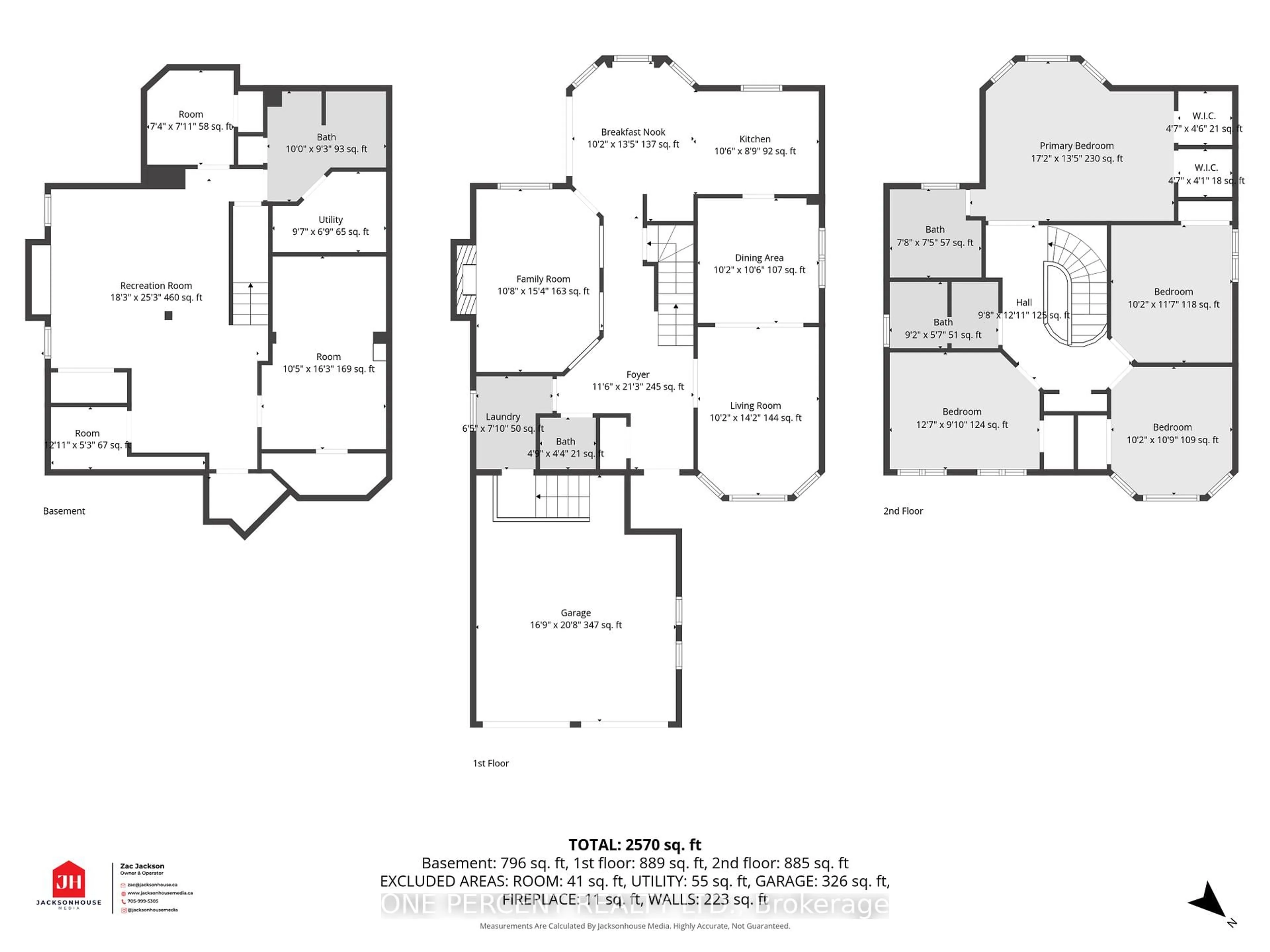 Floor plan for 1 Dixon Crt, Barrie Ontario L4N 7H1