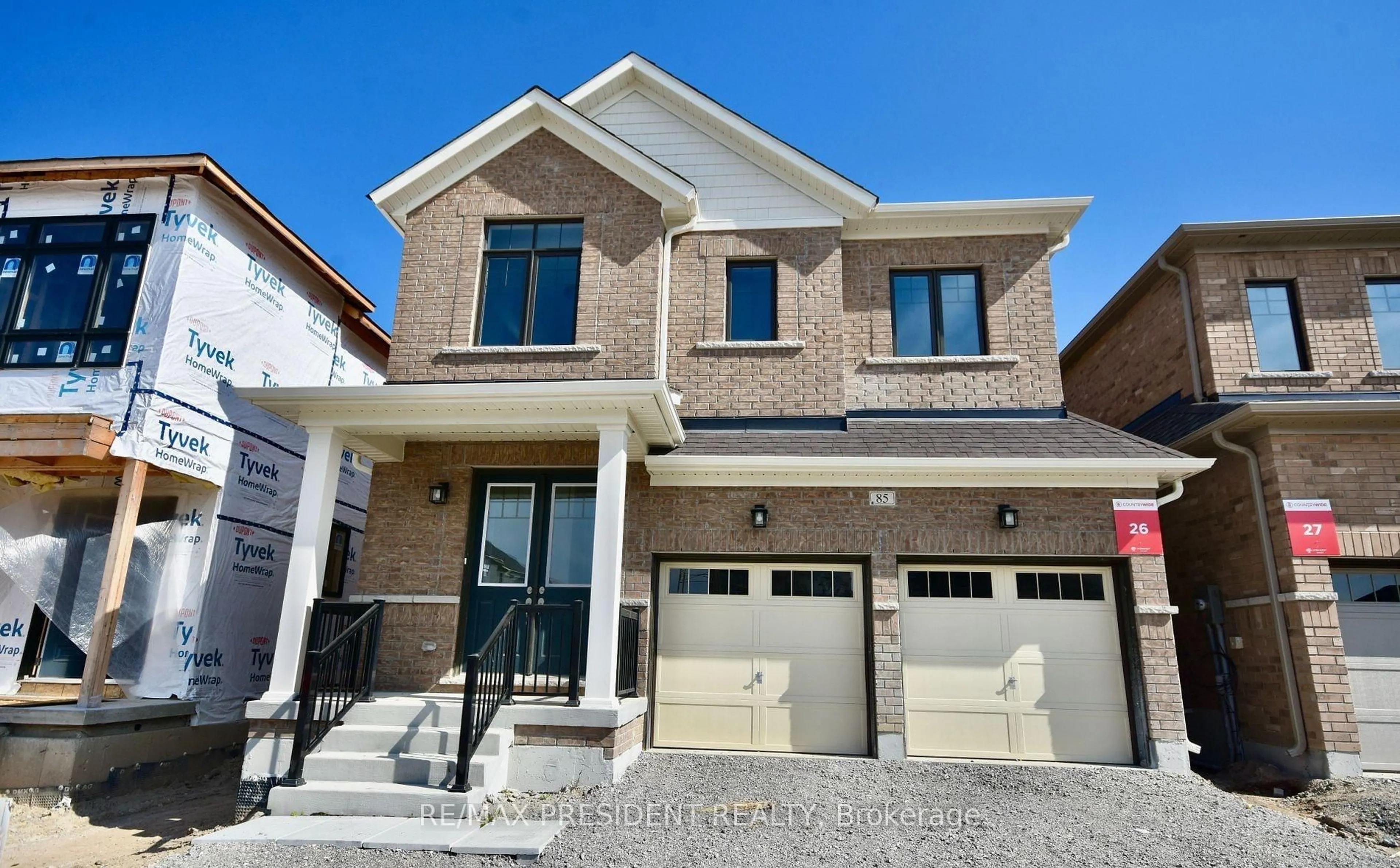 Home with brick exterior material, street for 85 Bearberry Rd, Springwater Ontario L0L 1Y3