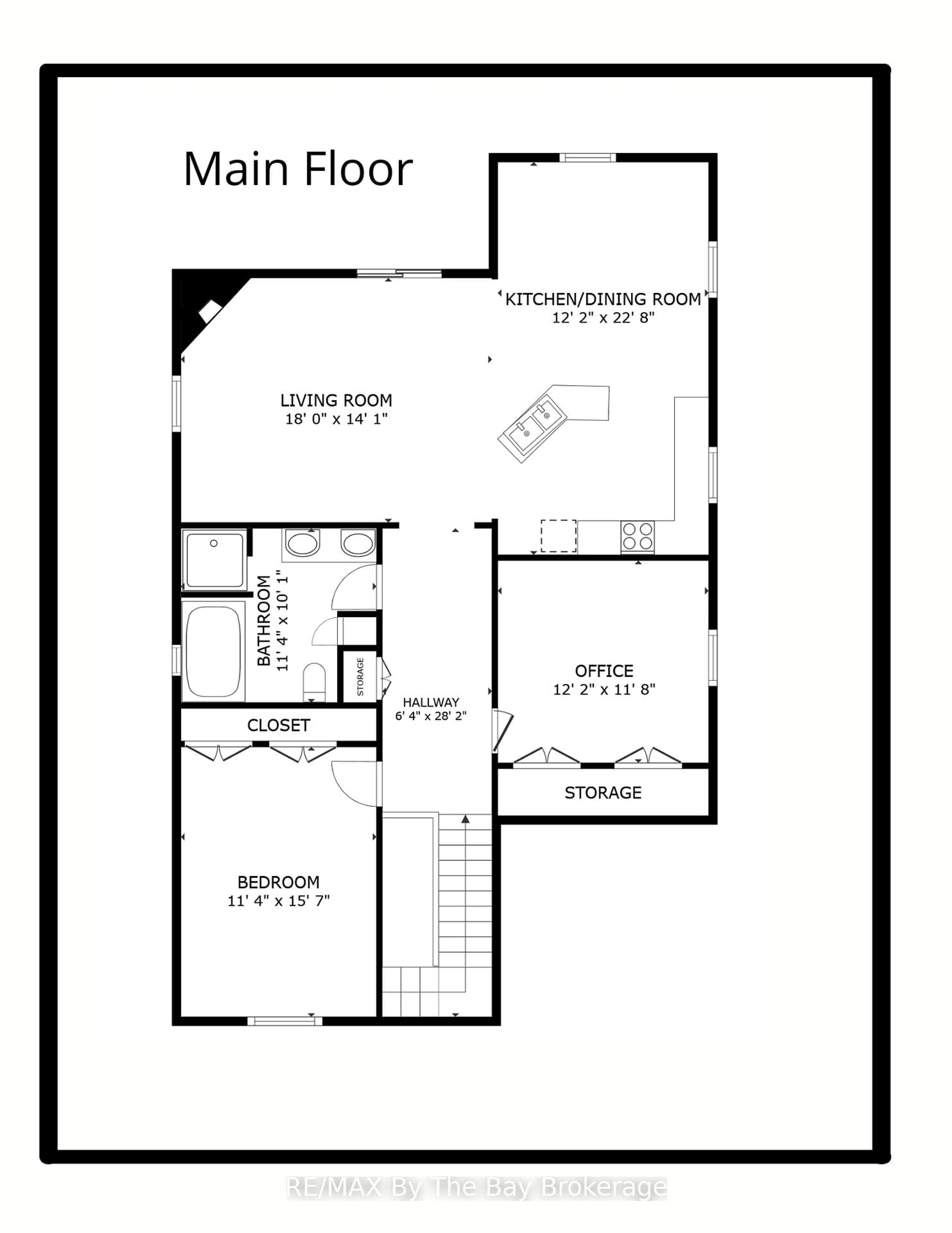Floor plan for 4 Anthony St, Wasaga Beach Ontario L9Z 2N4