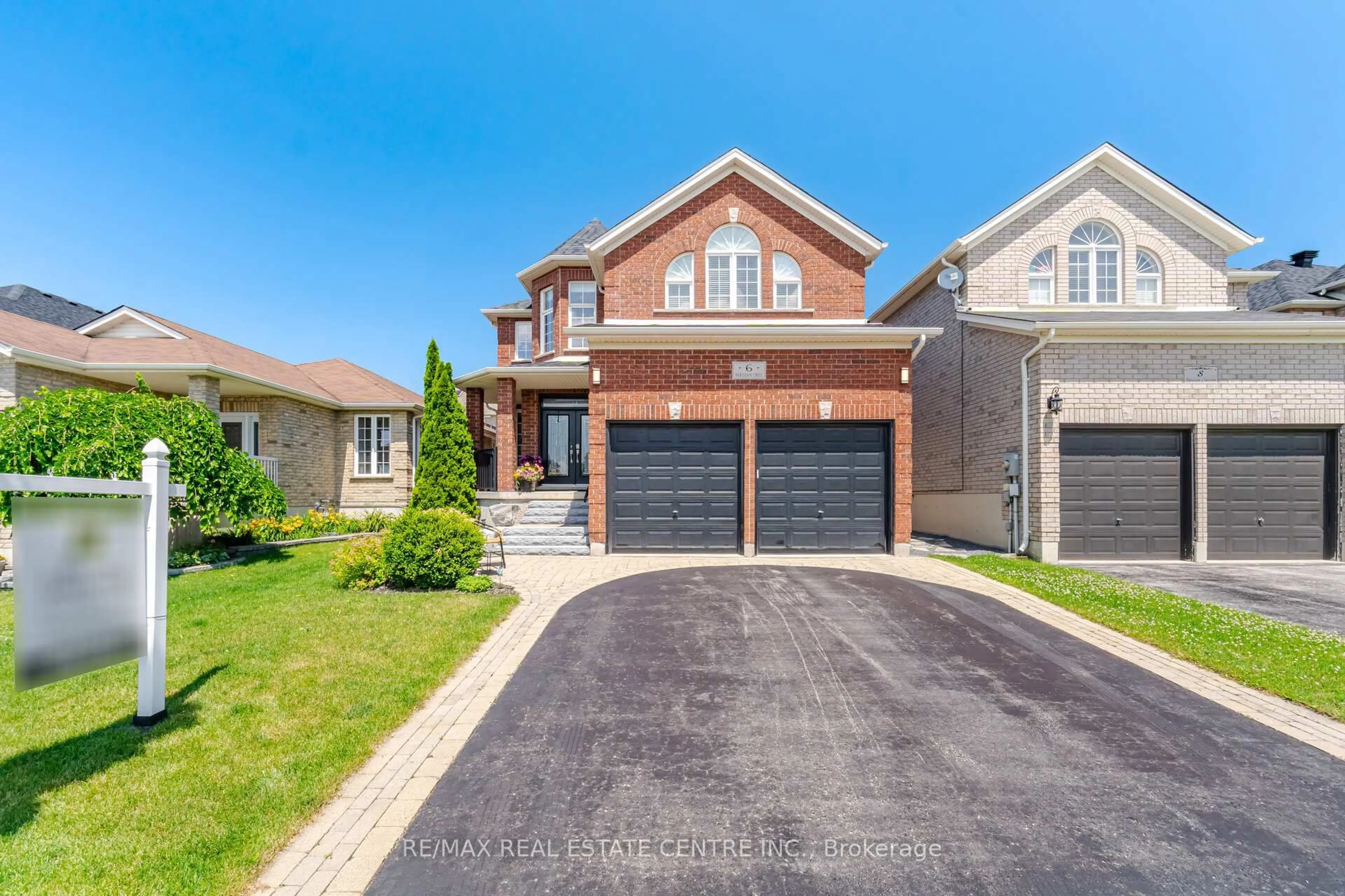 Home with brick exterior material, street for 6 Parisian Cres, Barrie Ontario L4N 0Y9
