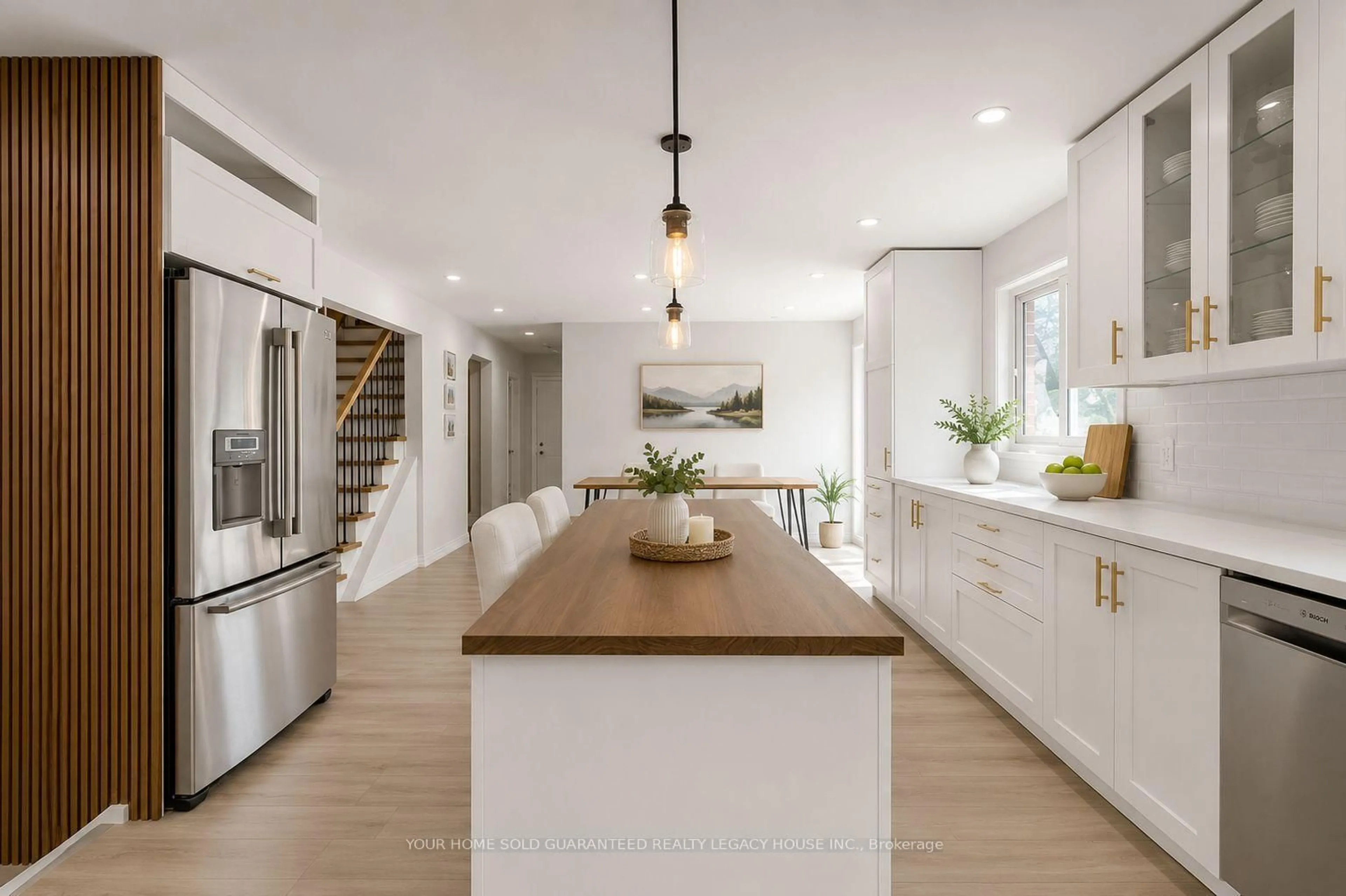 Open concept kitchen, unknown for 25 Marshall St, Barrie Ontario L4N 3S4