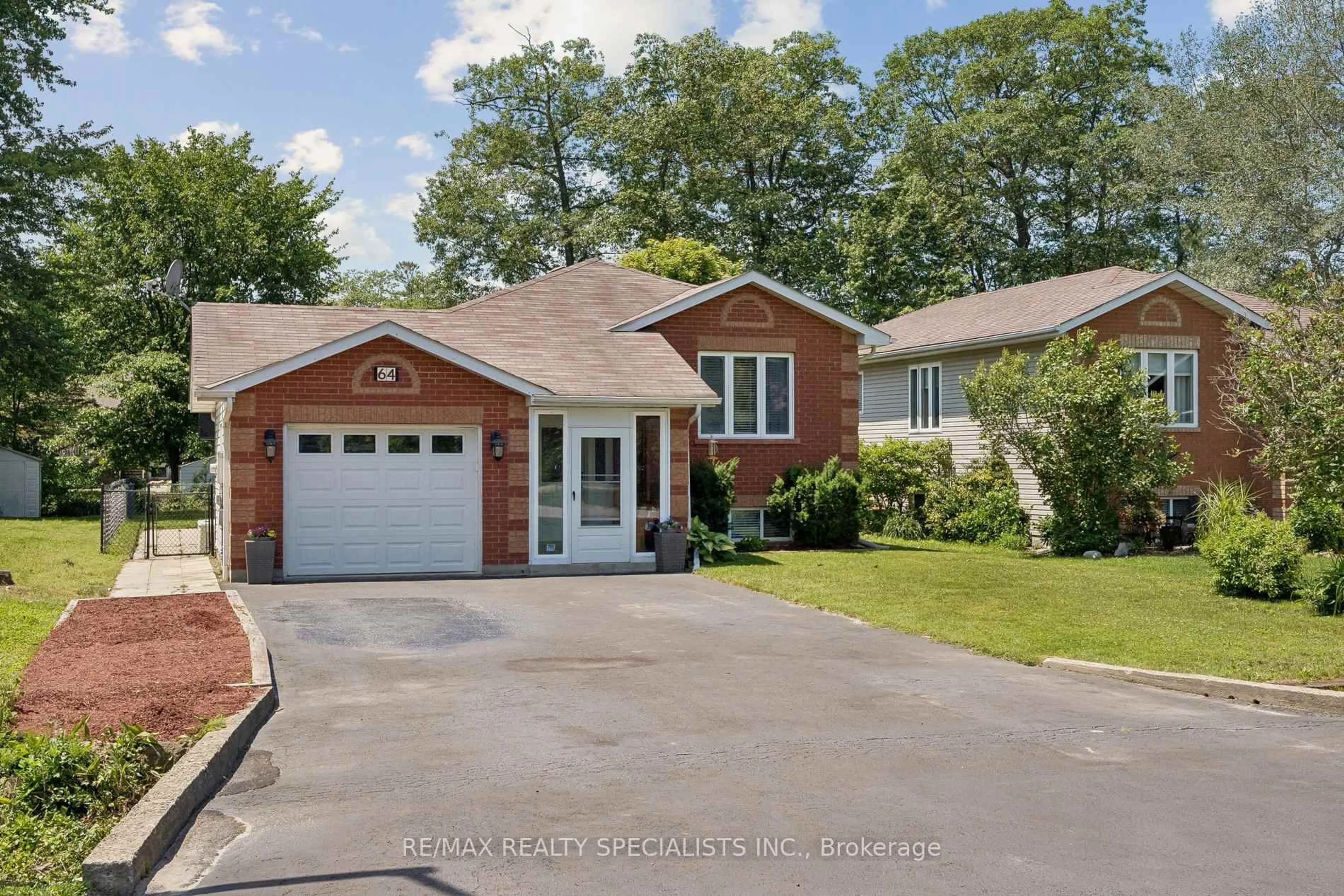 Home with brick exterior material, street for 64 Smallman Dr, Wasaga Beach Ontario L9Z 1L1