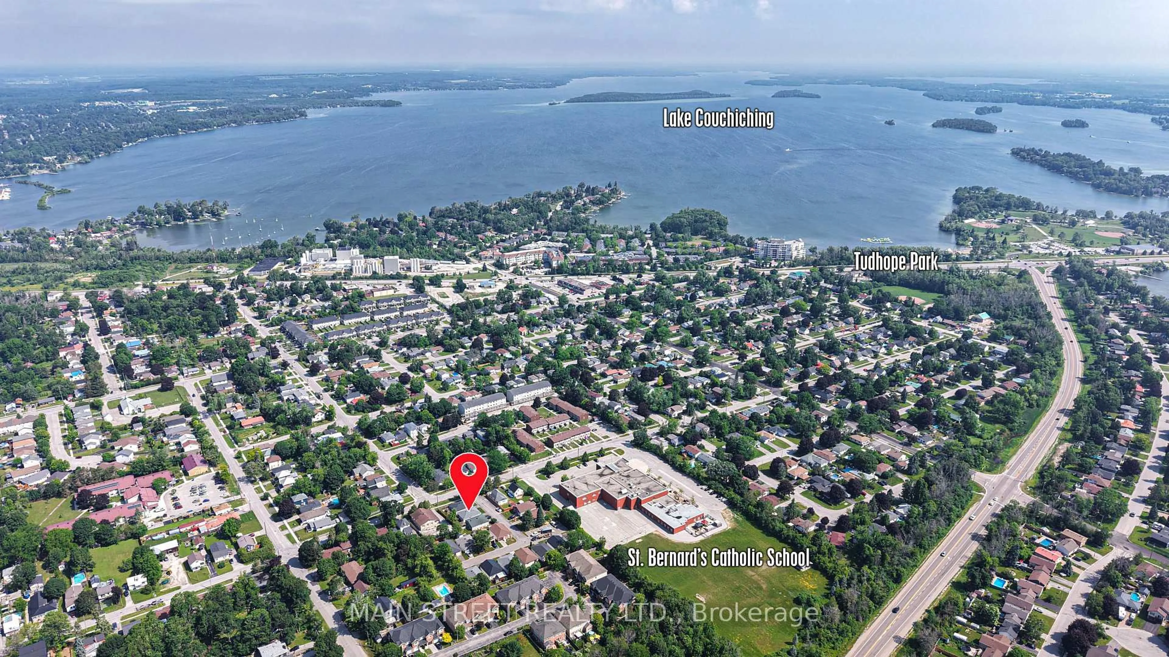 Picture of a map for 231 OXFORD St #2, Orillia Ontario L3V 7S6