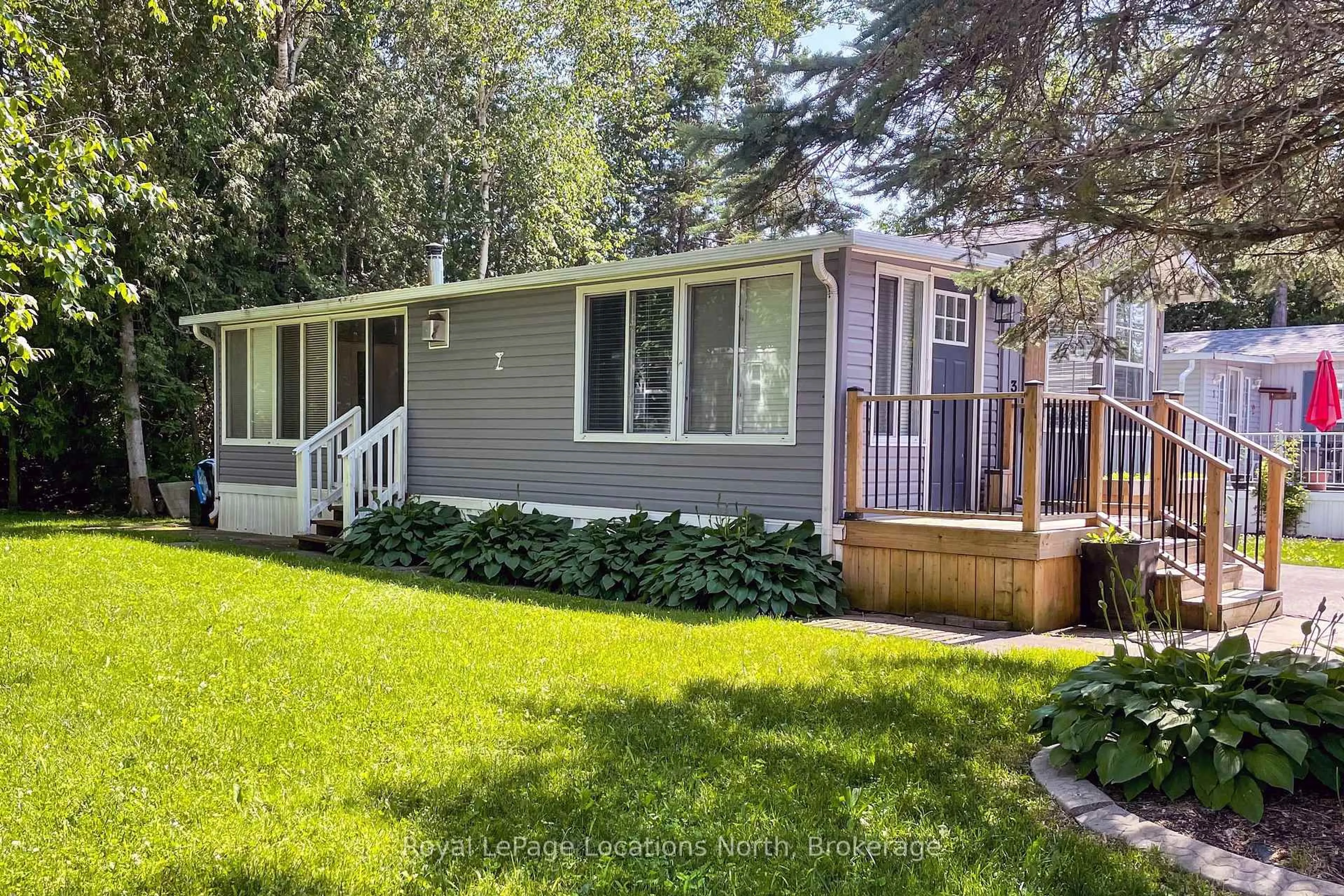 Home with vinyl exterior material, street for 3 Prince Rupert Ave, Springwater Ontario L0L 1P0