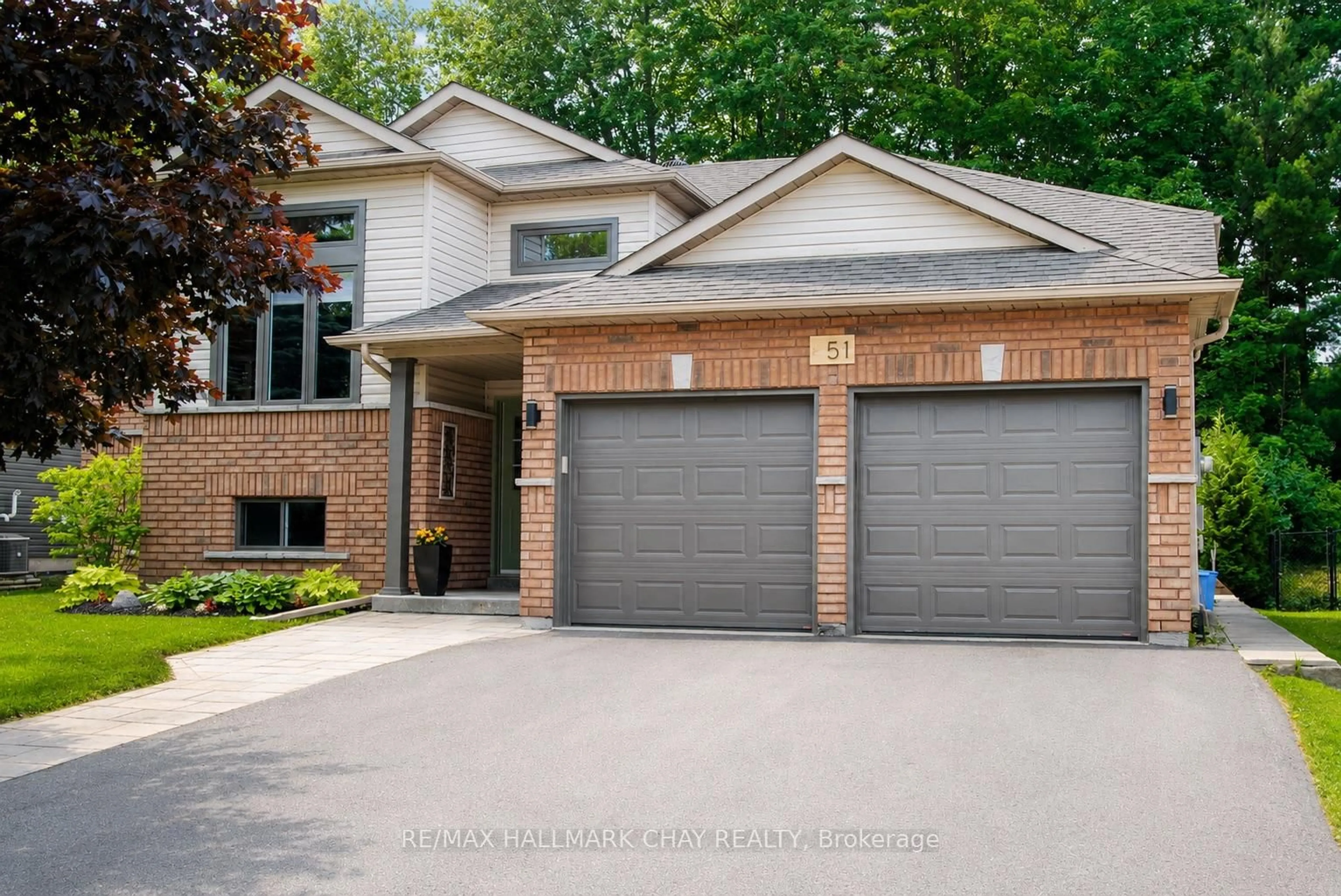 Home with brick exterior material, street for 51 Mcdermitt Tr, Tay Ontario L0K 2A0