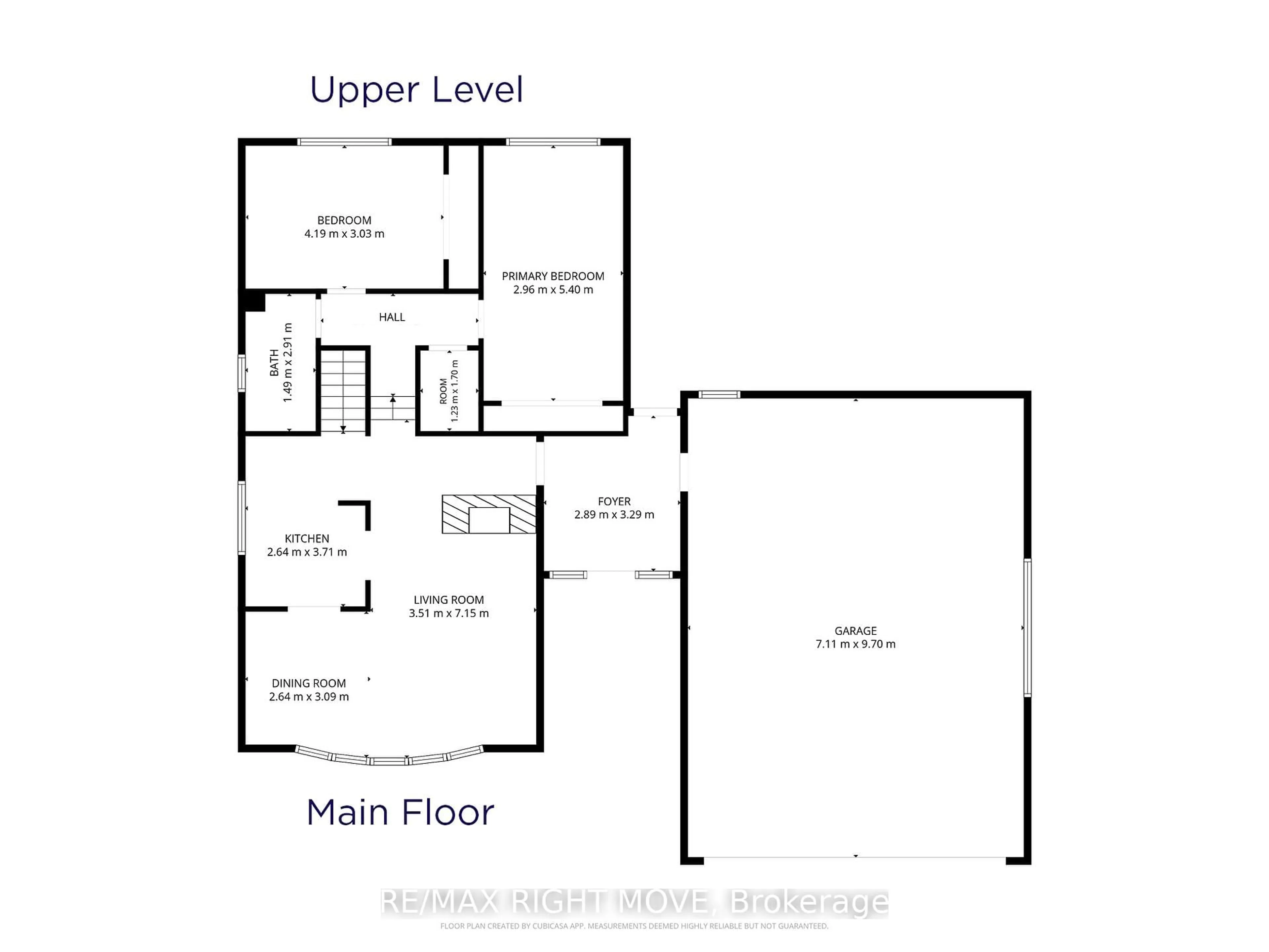 Floor plan for 434 Highland Ave, Orillia Ontario L3V 4E7