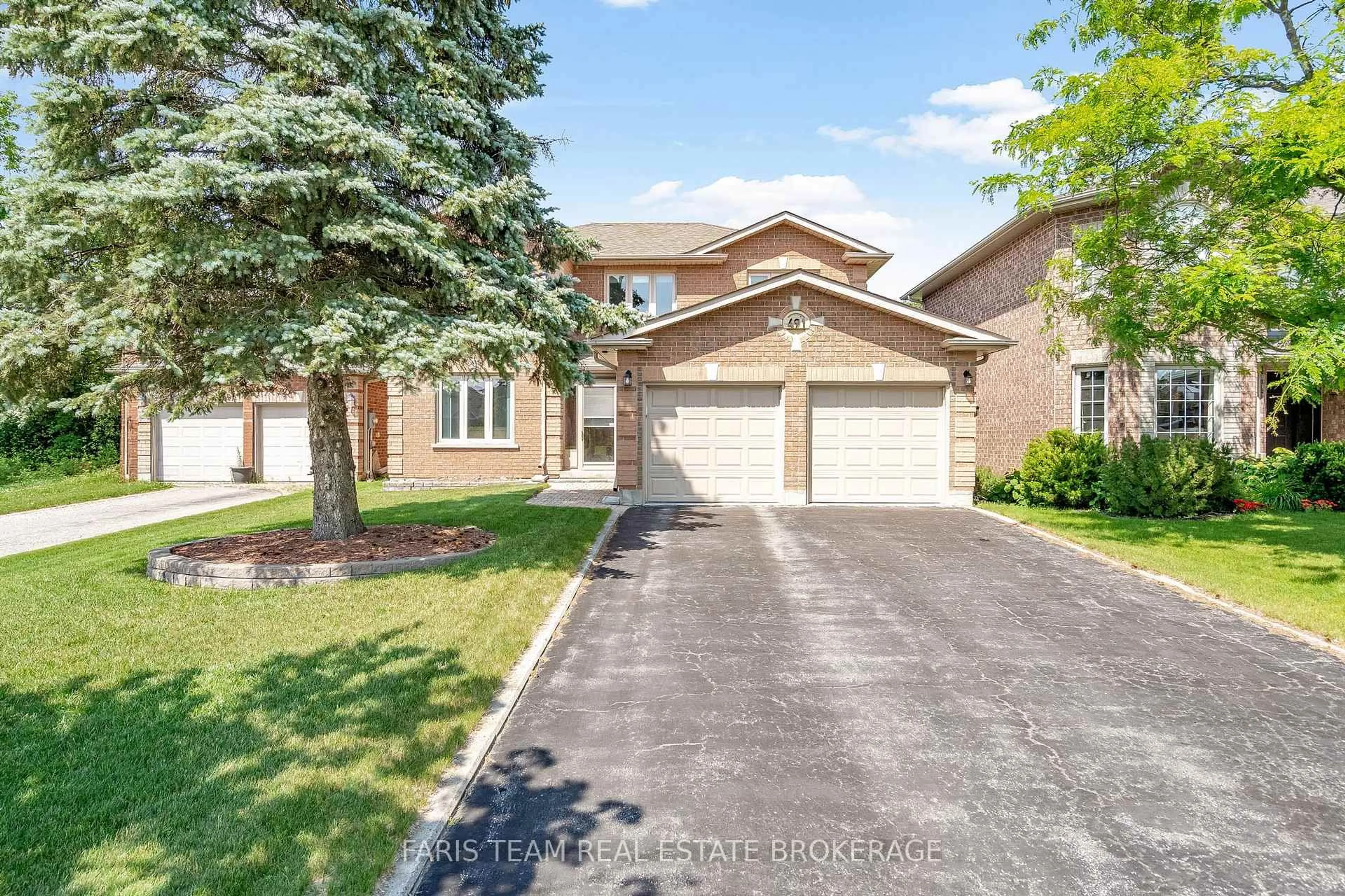 Home with brick exterior material, street for 491 Ferndale Dr, Barrie Ontario L4N 7X7