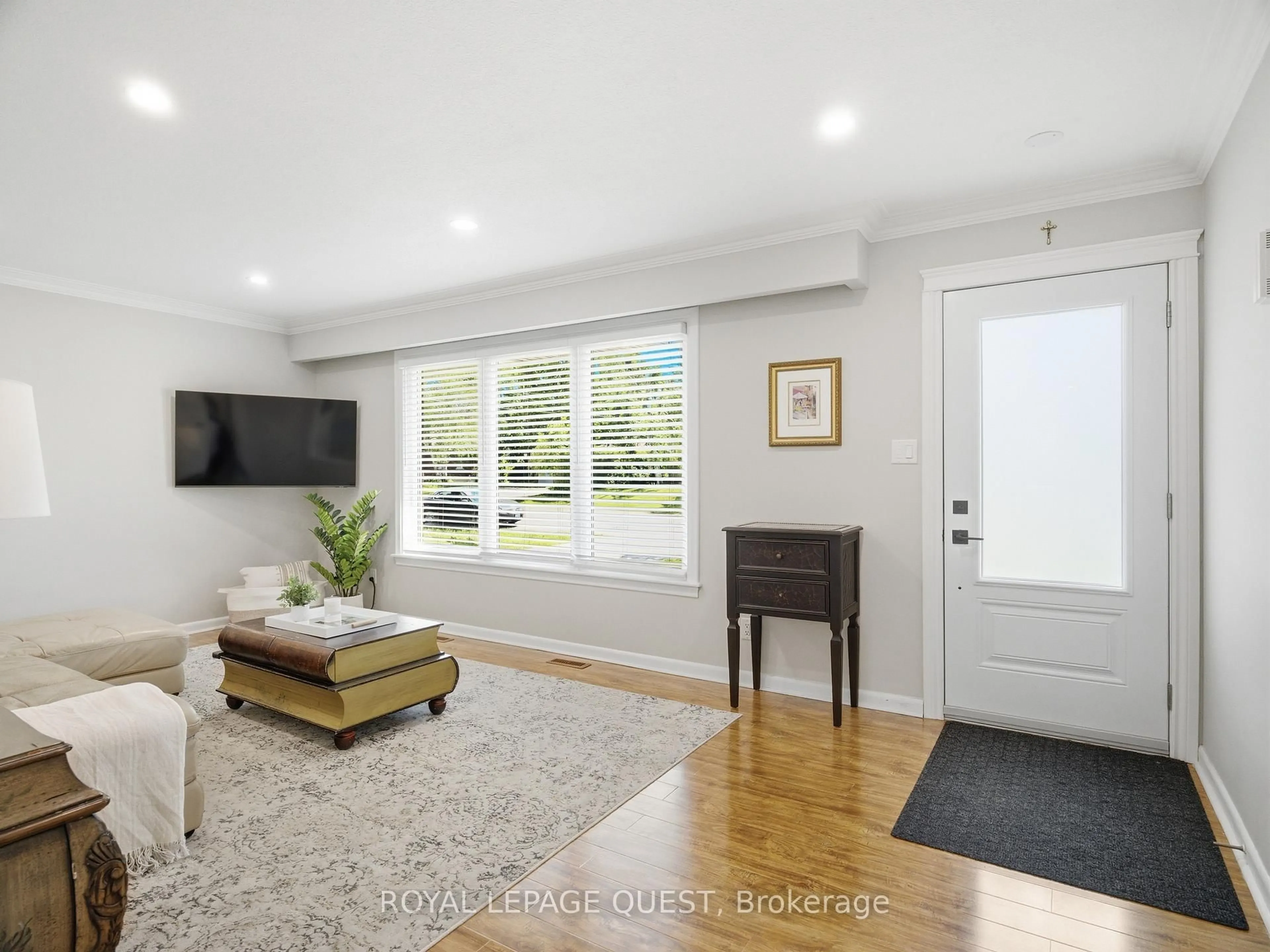 Living room with furniture, unknown for 8 Dalton Cres, Orillia Ontario L3V 5J5