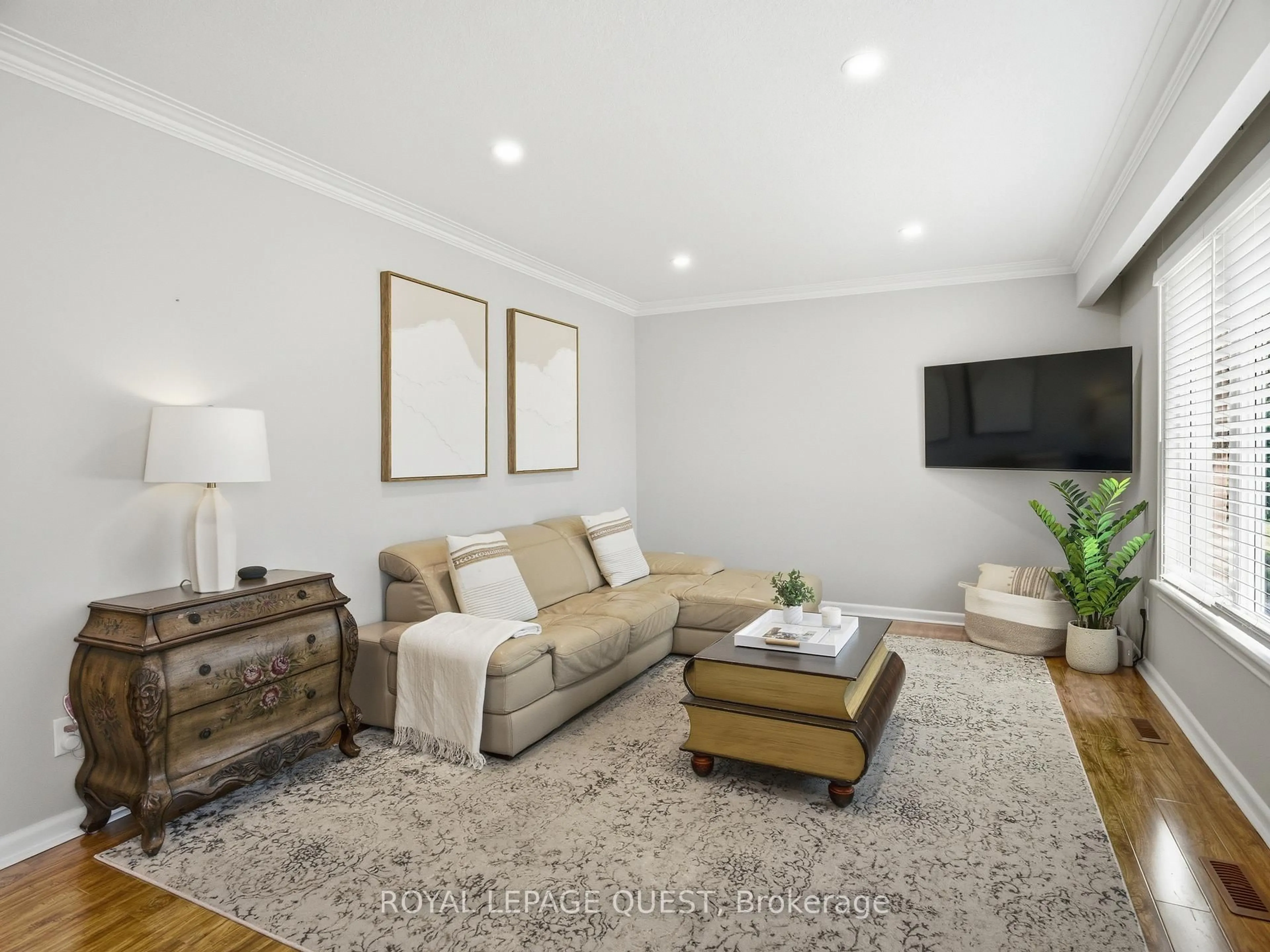 Living room with furniture, unknown for 8 Dalton Cres, Orillia Ontario L3V 5J5