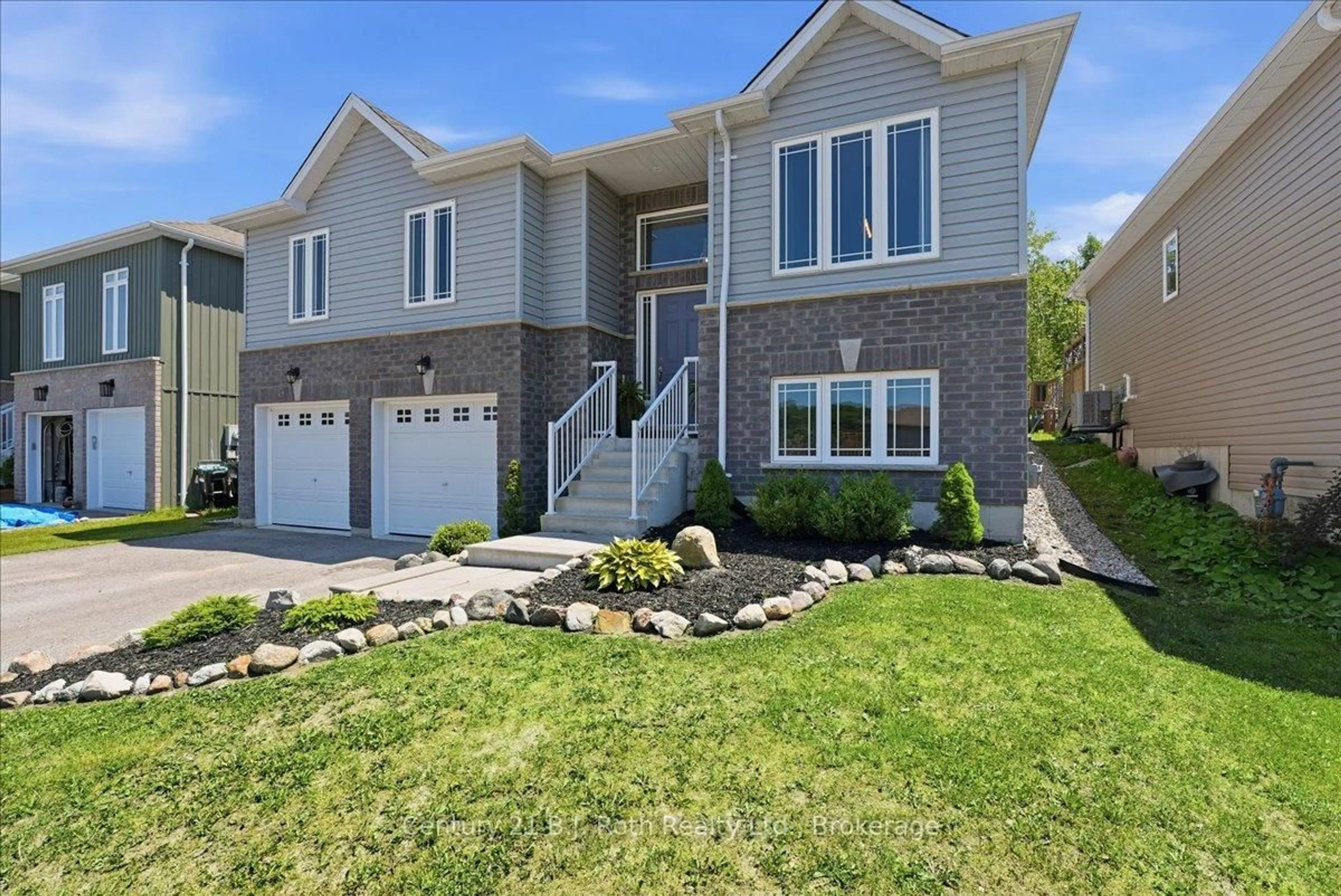 Home with brick exterior material, street for 27 Ralph Dalton Blvd, Tay Ontario L0K 2A0