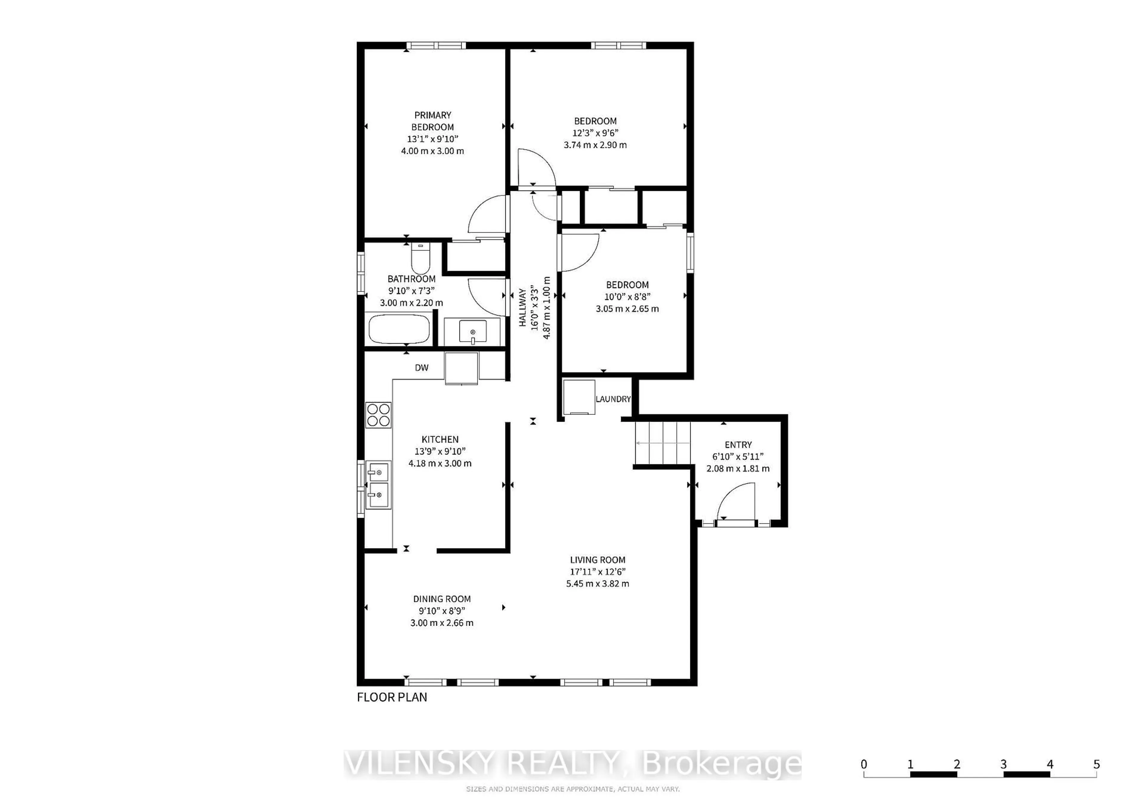 Floor plan for 1 Oriole Crt, Barrie Ontario L4M 5N1